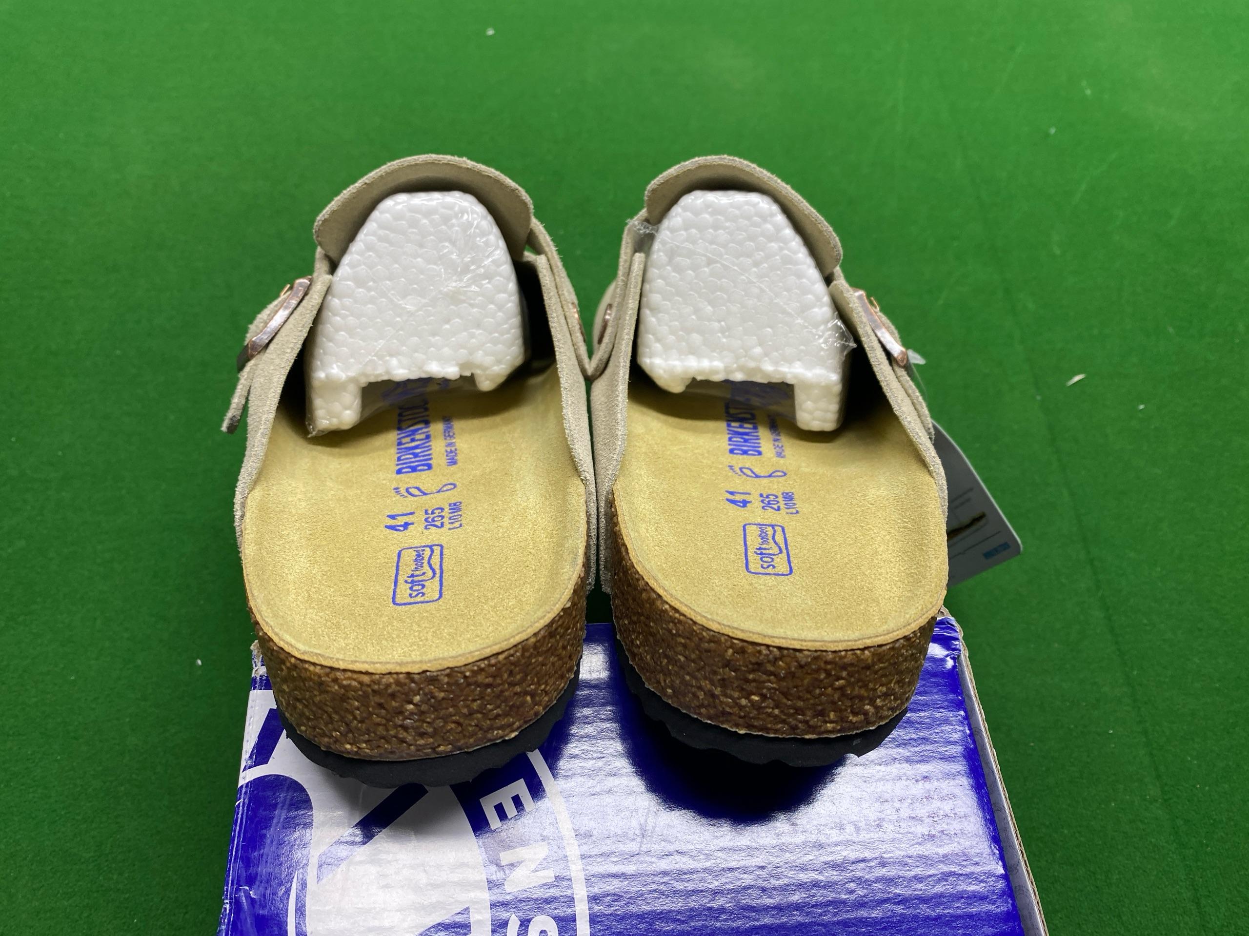 Foto QC 5 de Birkenstock Boston Suede Shearling Mocha