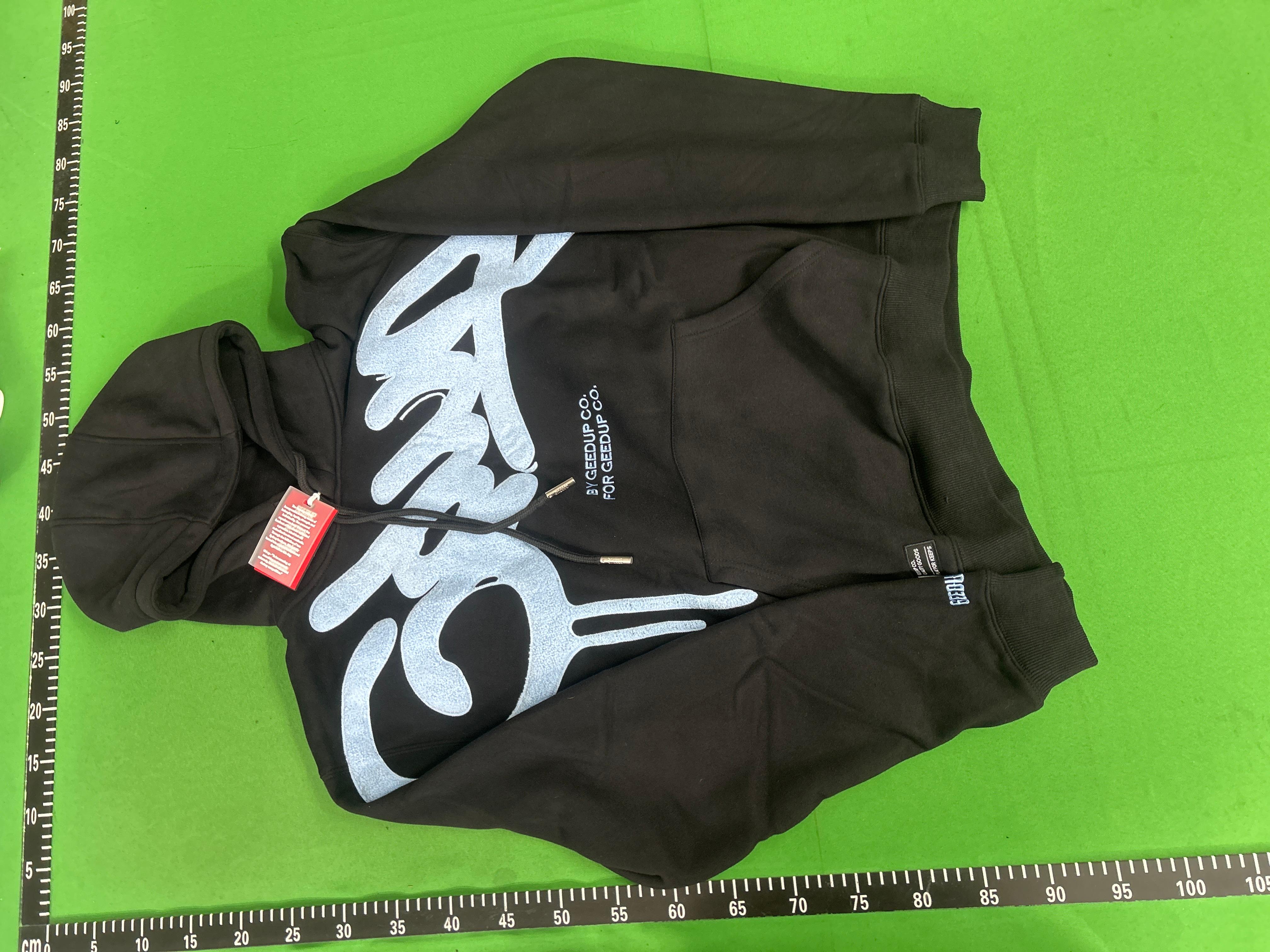Foto QC 2 de Geedup Hoodie Graffiti Logo Black Grey