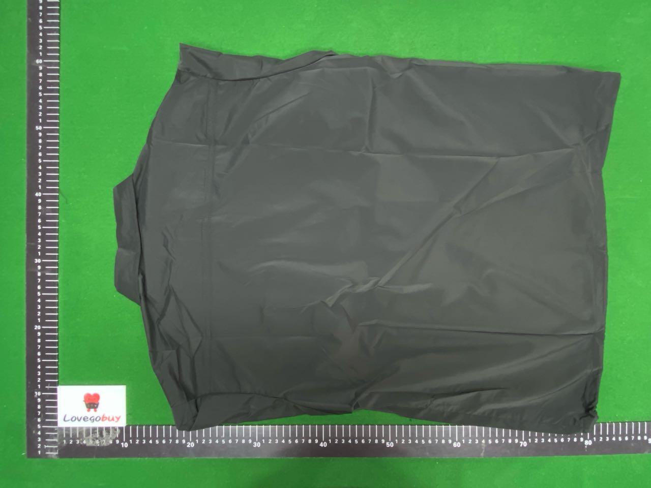 Foto QC 7 de Prada Shirt Short Sleeve Zip-Up Triangle Logo Black
