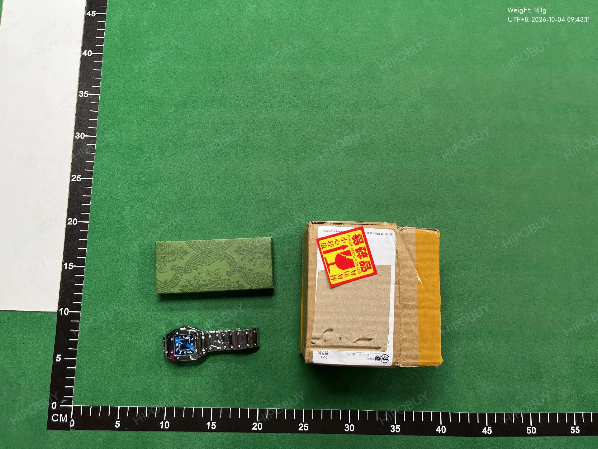 Foto QC 3 de Cartier Santos Medium Blue Dial WSSA0063