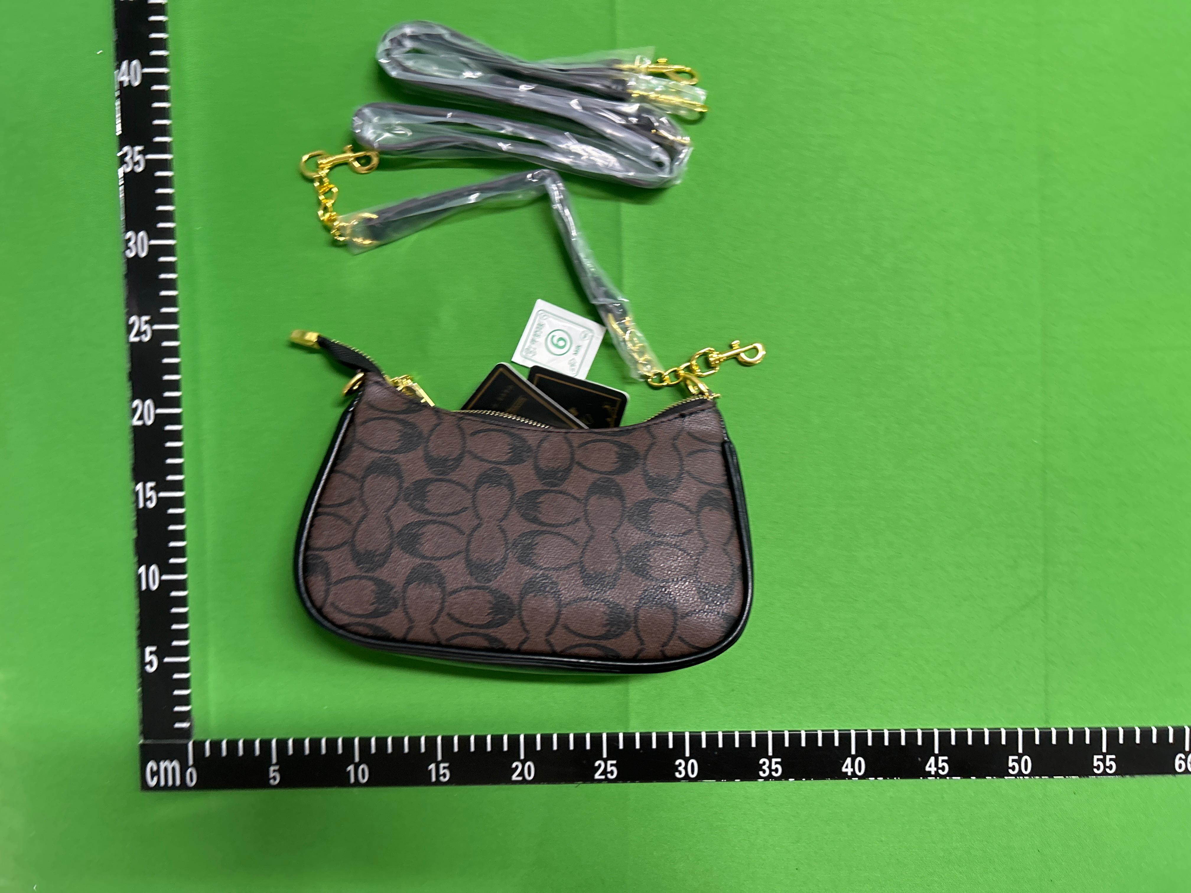 Foto QC 2 de Coach Teri Shoulder Bag Signature Canvas Light Khaki Chalk