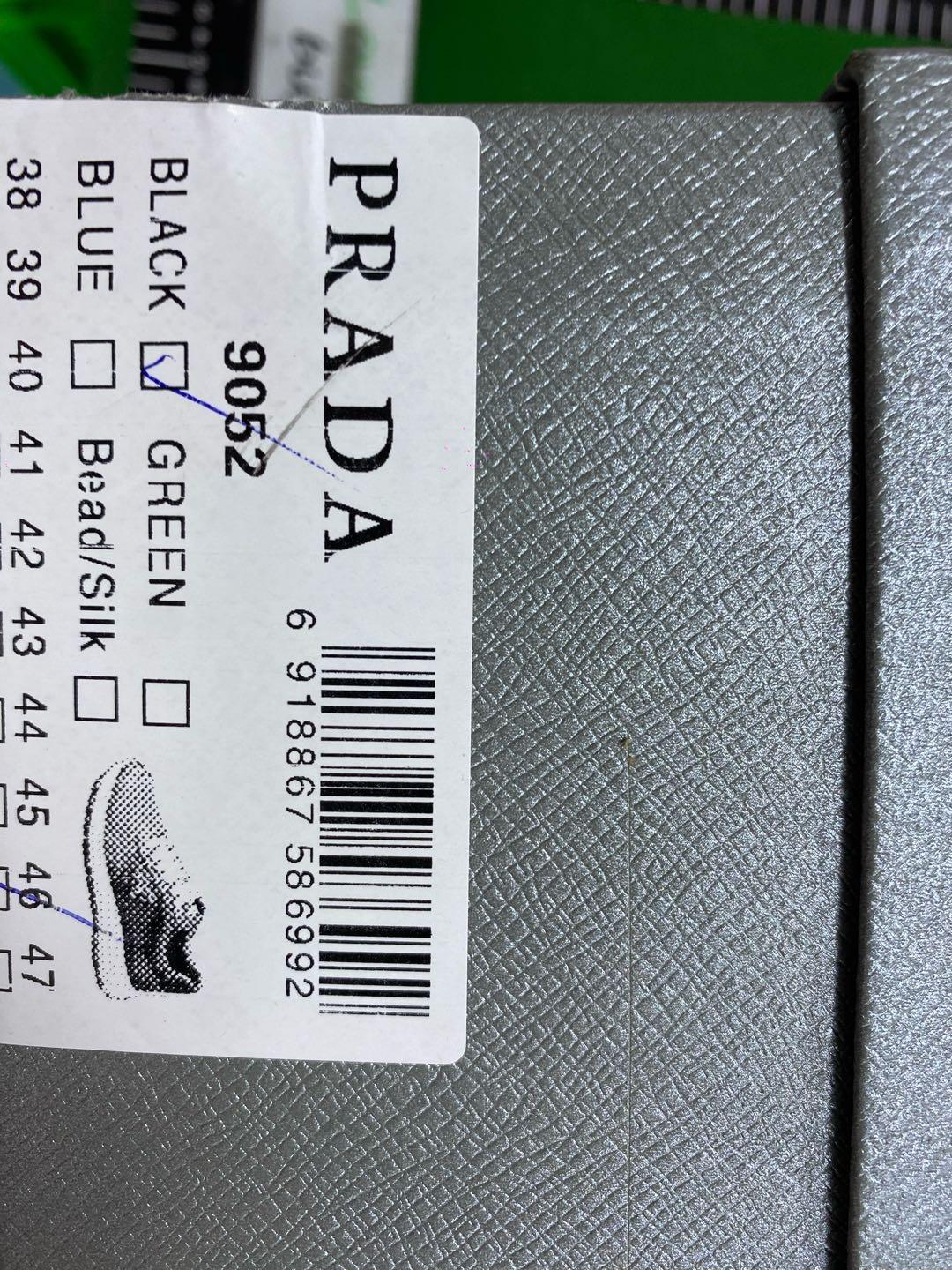 Foto QC 7 de Prada Leather and Technical Fabric Low Black