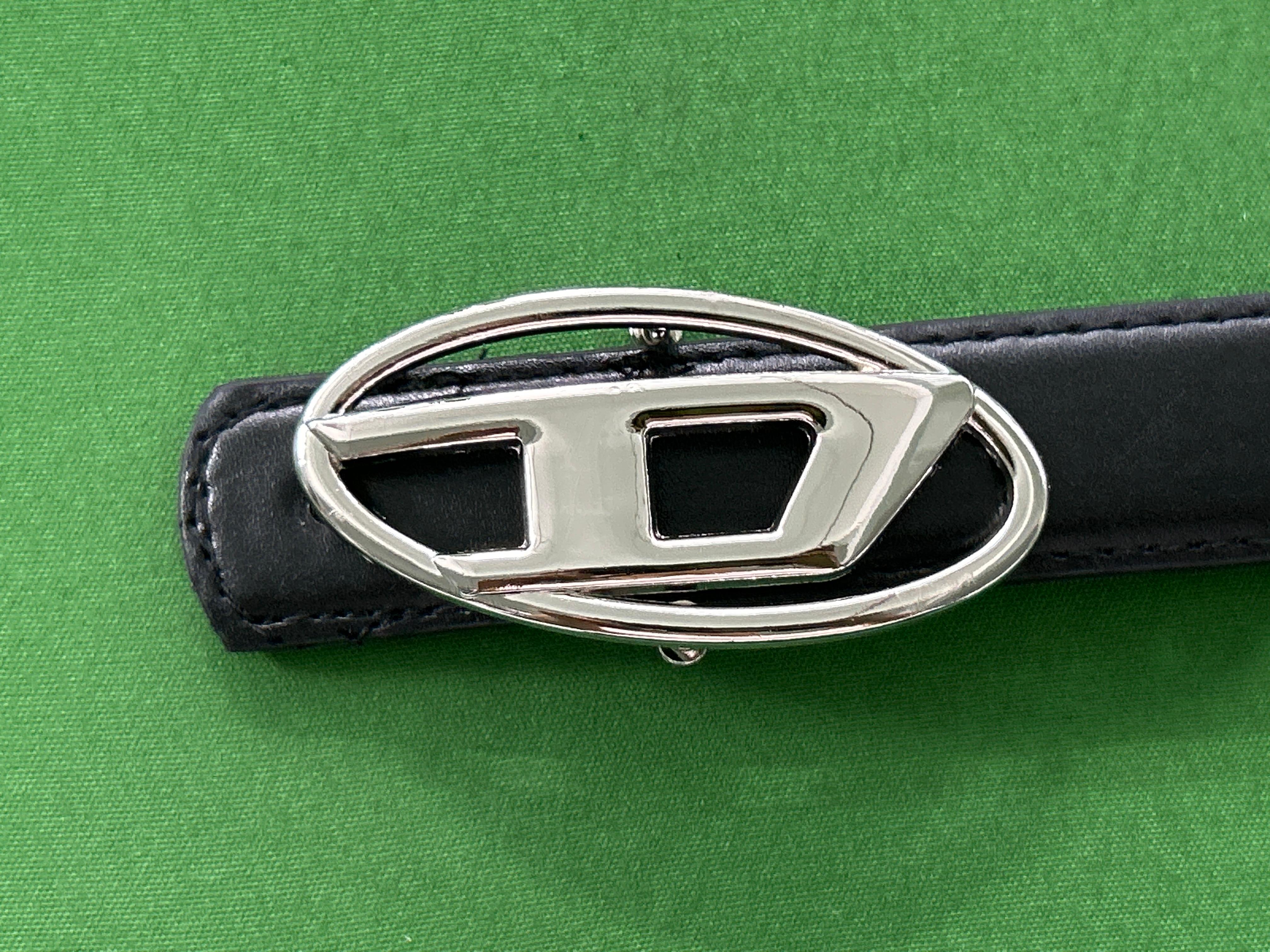 Foto QC 1 de Diesel Oval Logo Belt Black