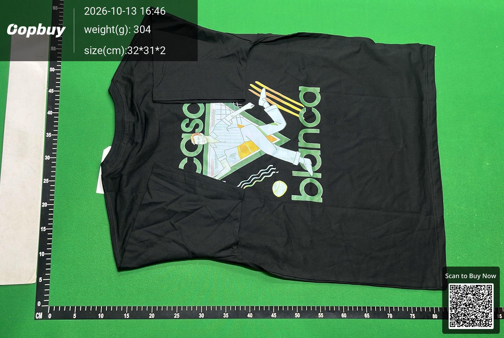 Foto QC 3 de Casablanca T-shirt Aiiiiiiiir Graphic White