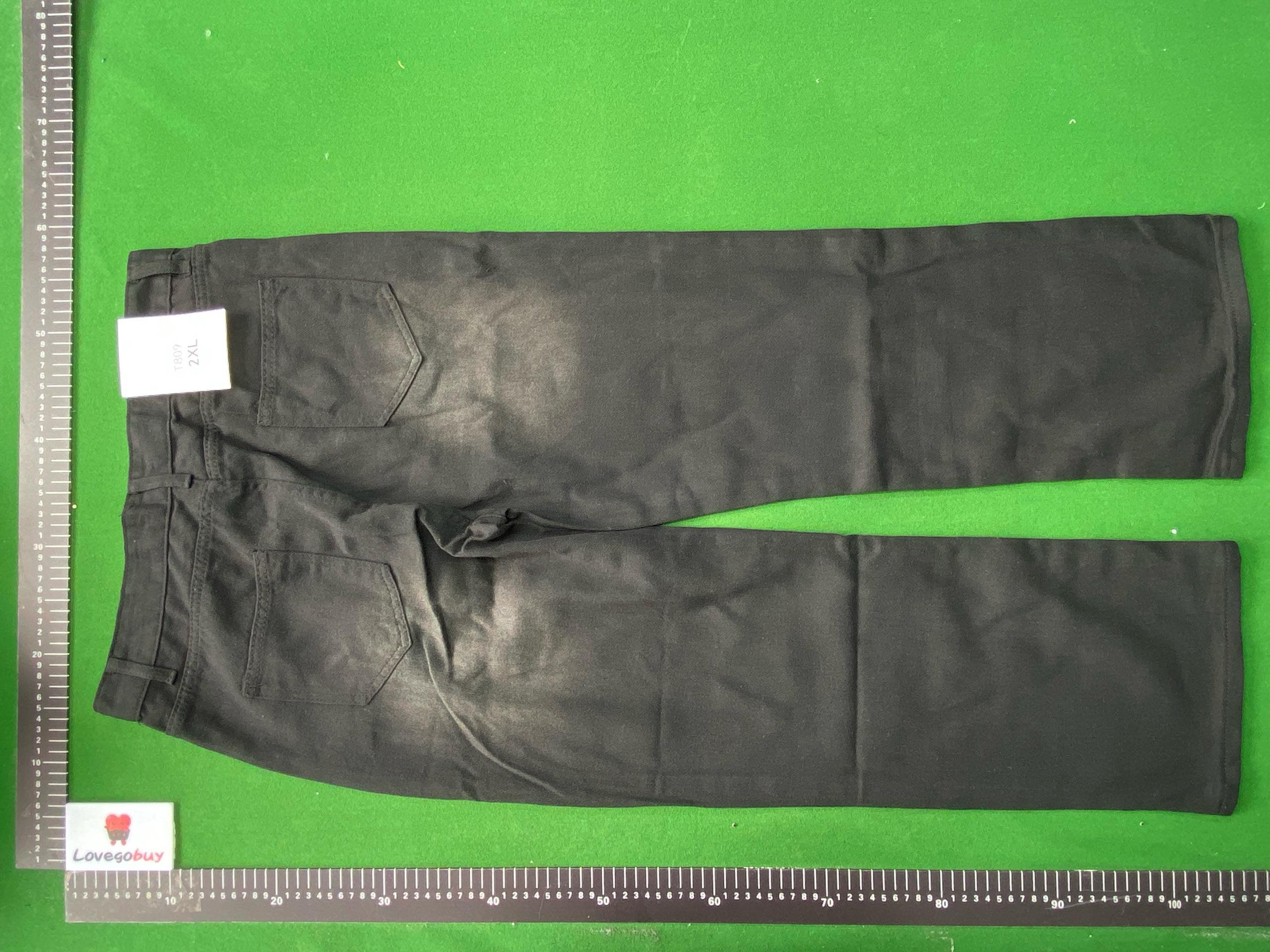 Foto QC 3 de LKTM Jeans Straight Wide Leg Washed Black