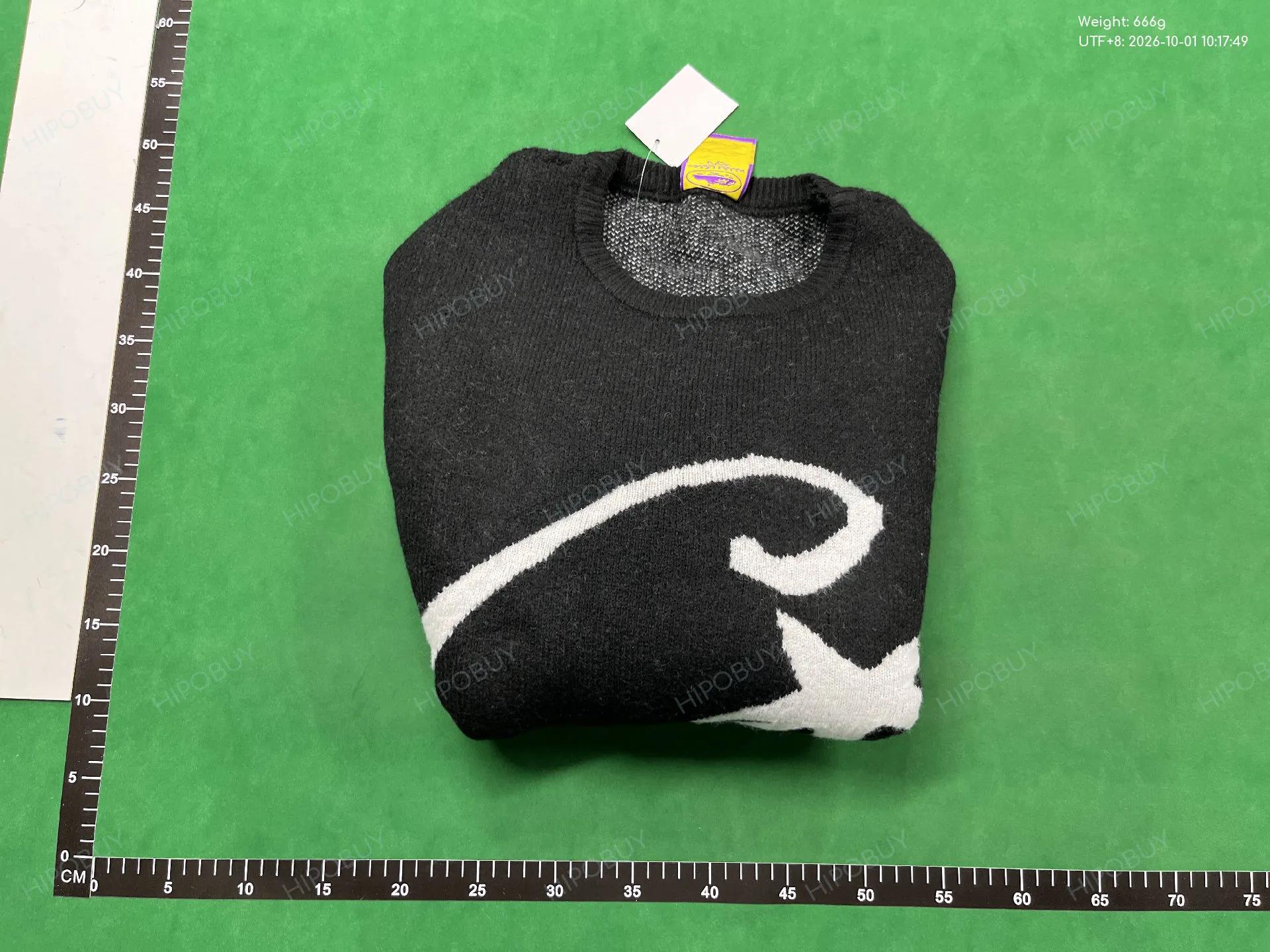 Foto QC 4 de Corteiz C Star Crewneck Sweater Mohair Knit Black