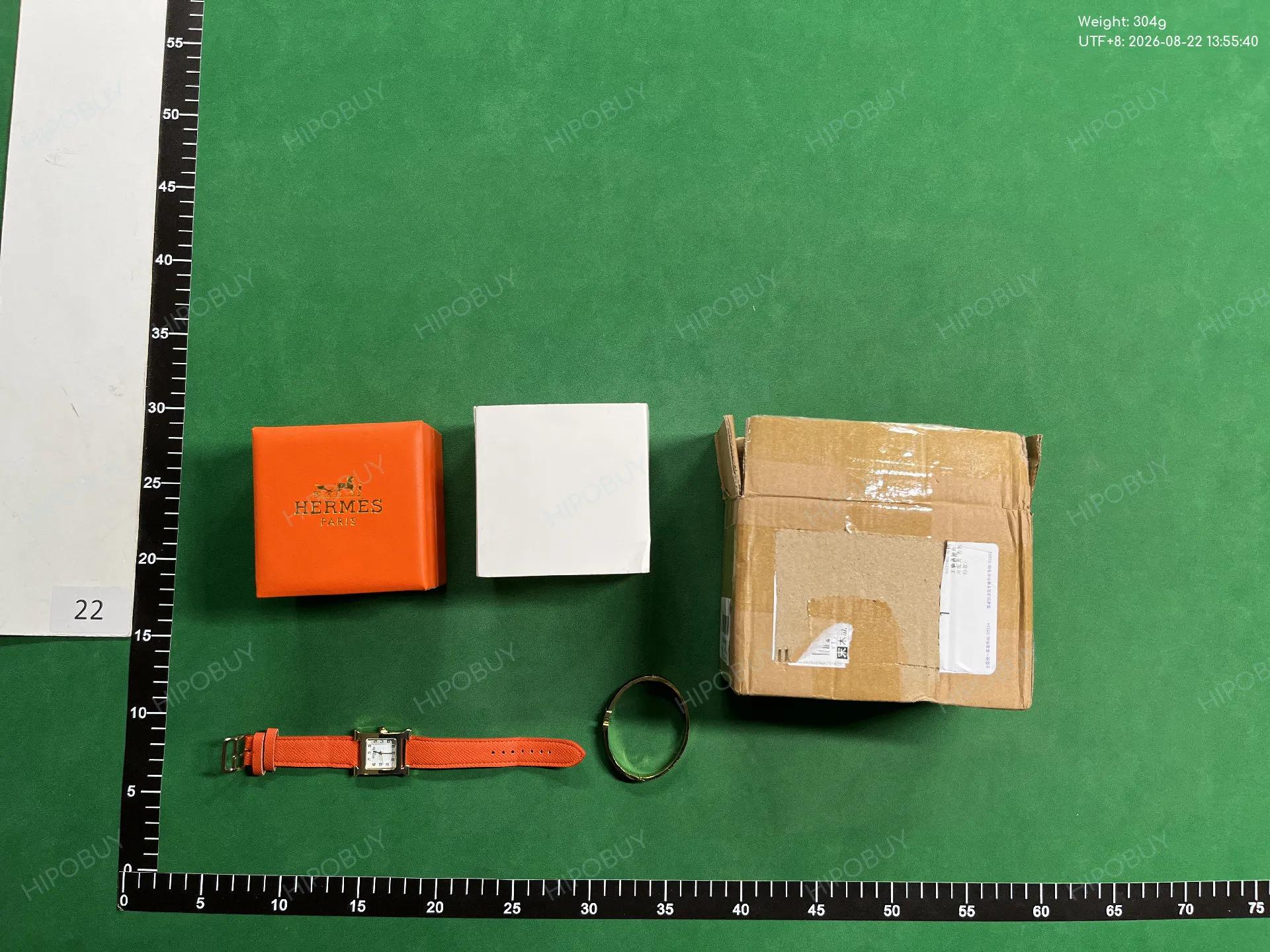 Foto QC 6 de Hermes H Watch Set 2-Piece Gold Black