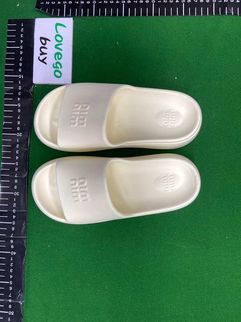 Foto QC 2 de Miu Miu Platform Slide EVA Black