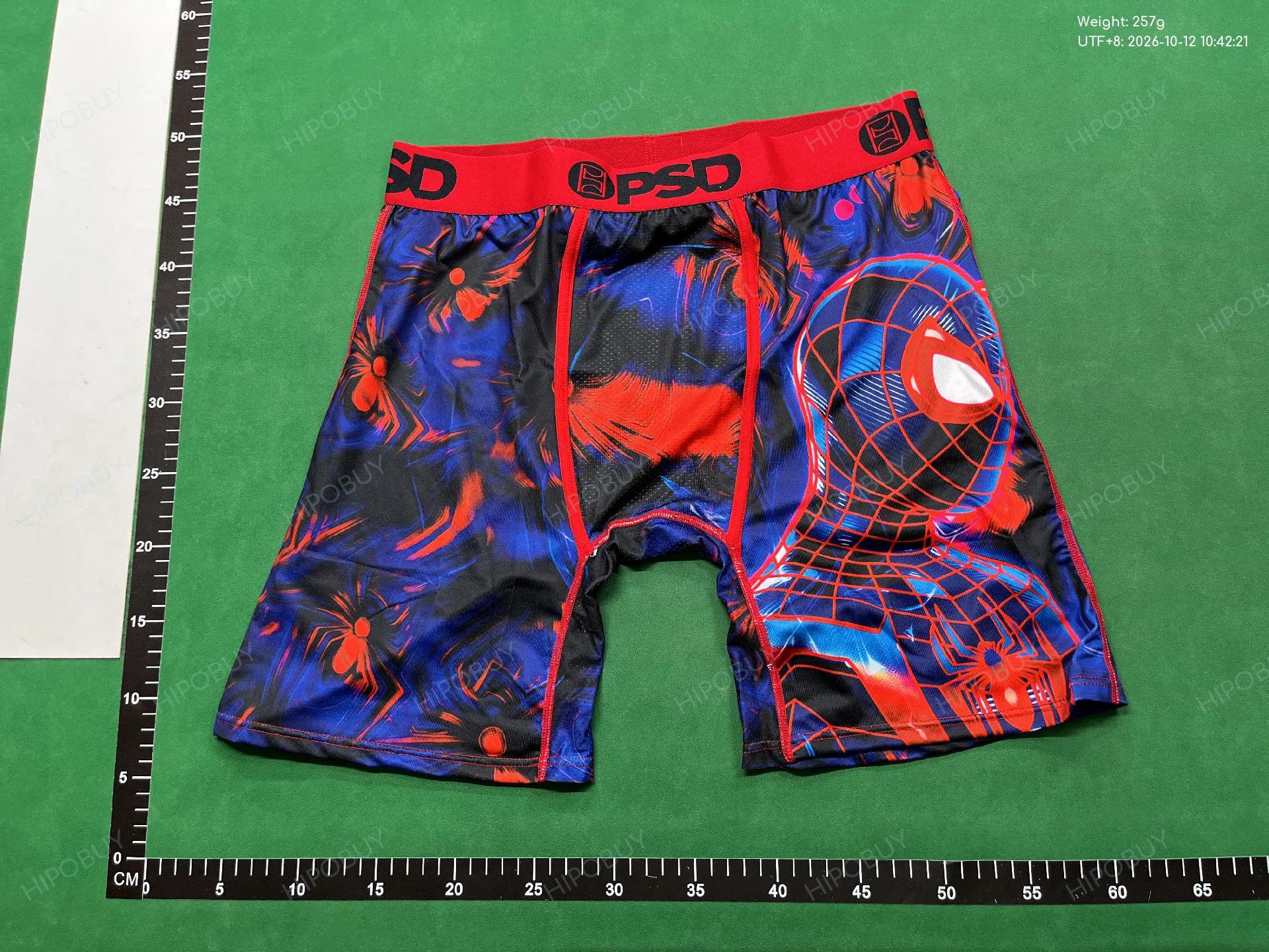 Foto QC 2 de Other Underwear Butterfly Print Boxer Briefs Red Black