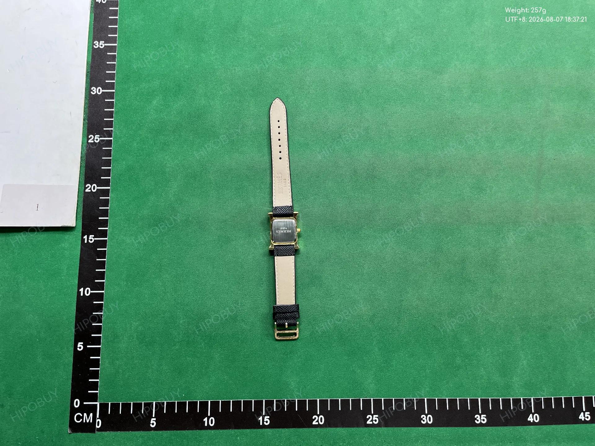 Foto QC 8 de Hermes H Watch Set 2-Piece Gold Black