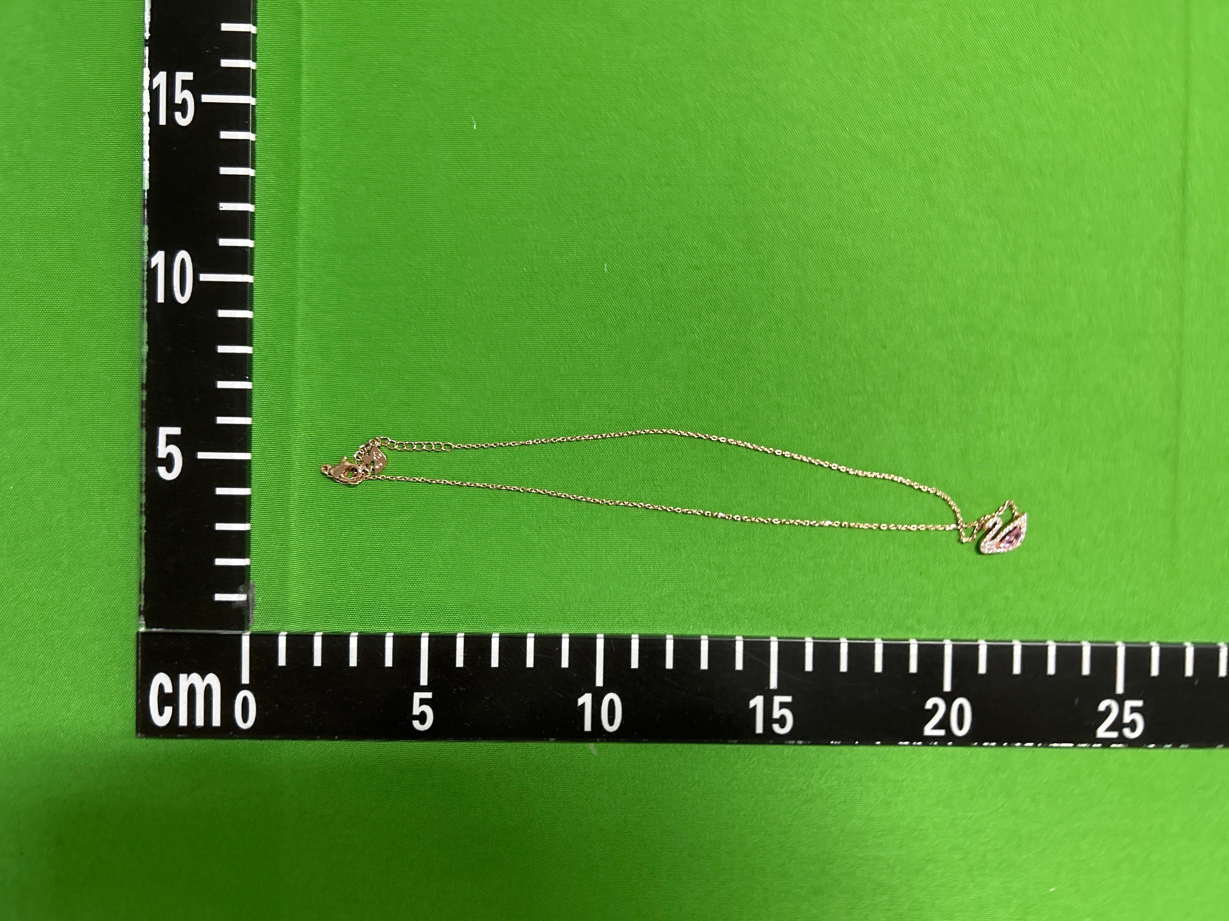 Foto QC 8 de Other Swan Necklace Metal Crystal Black