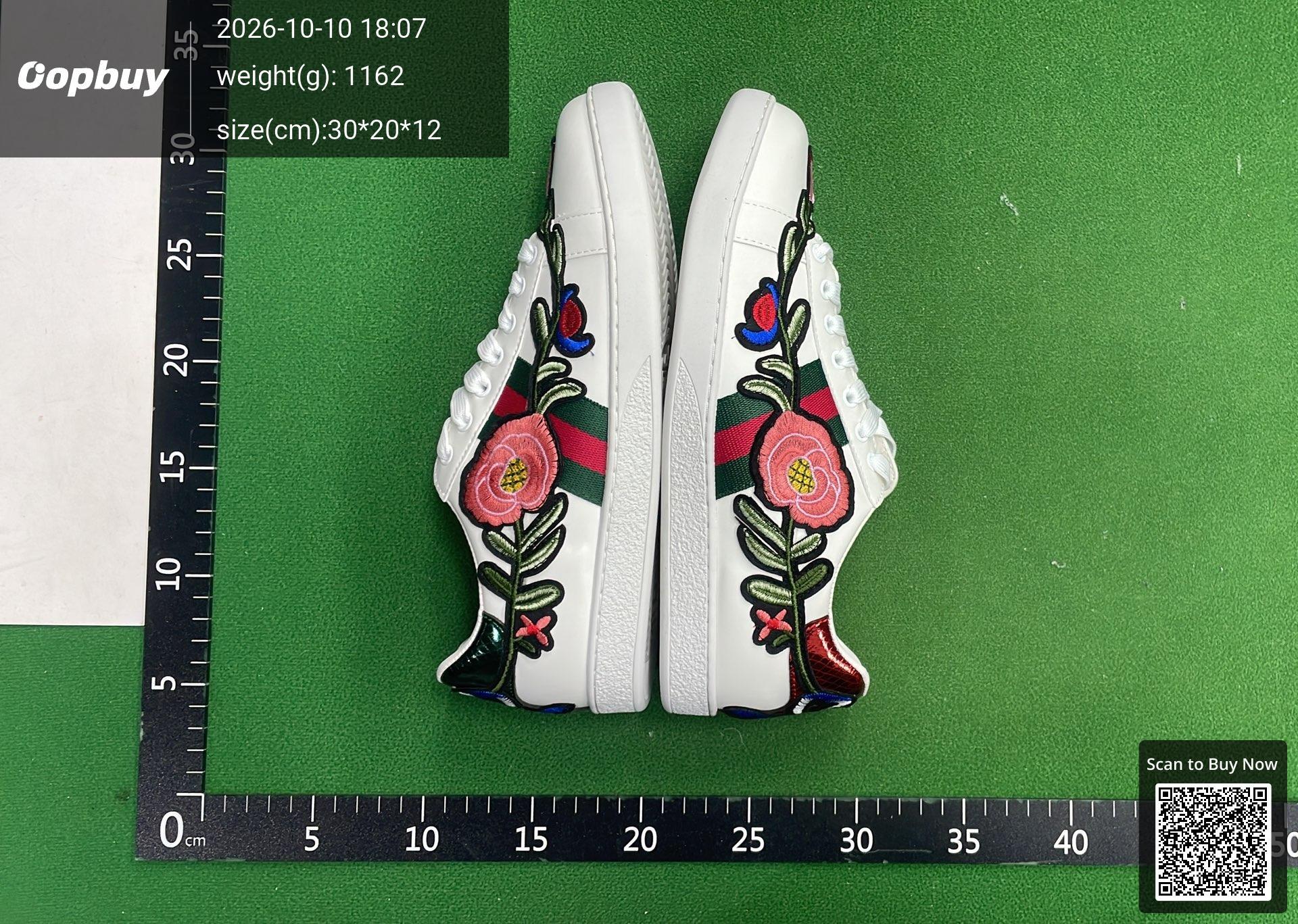 Foto QC 4 de Gucci Ace GG Supreme Canvas Blue and Red Web
