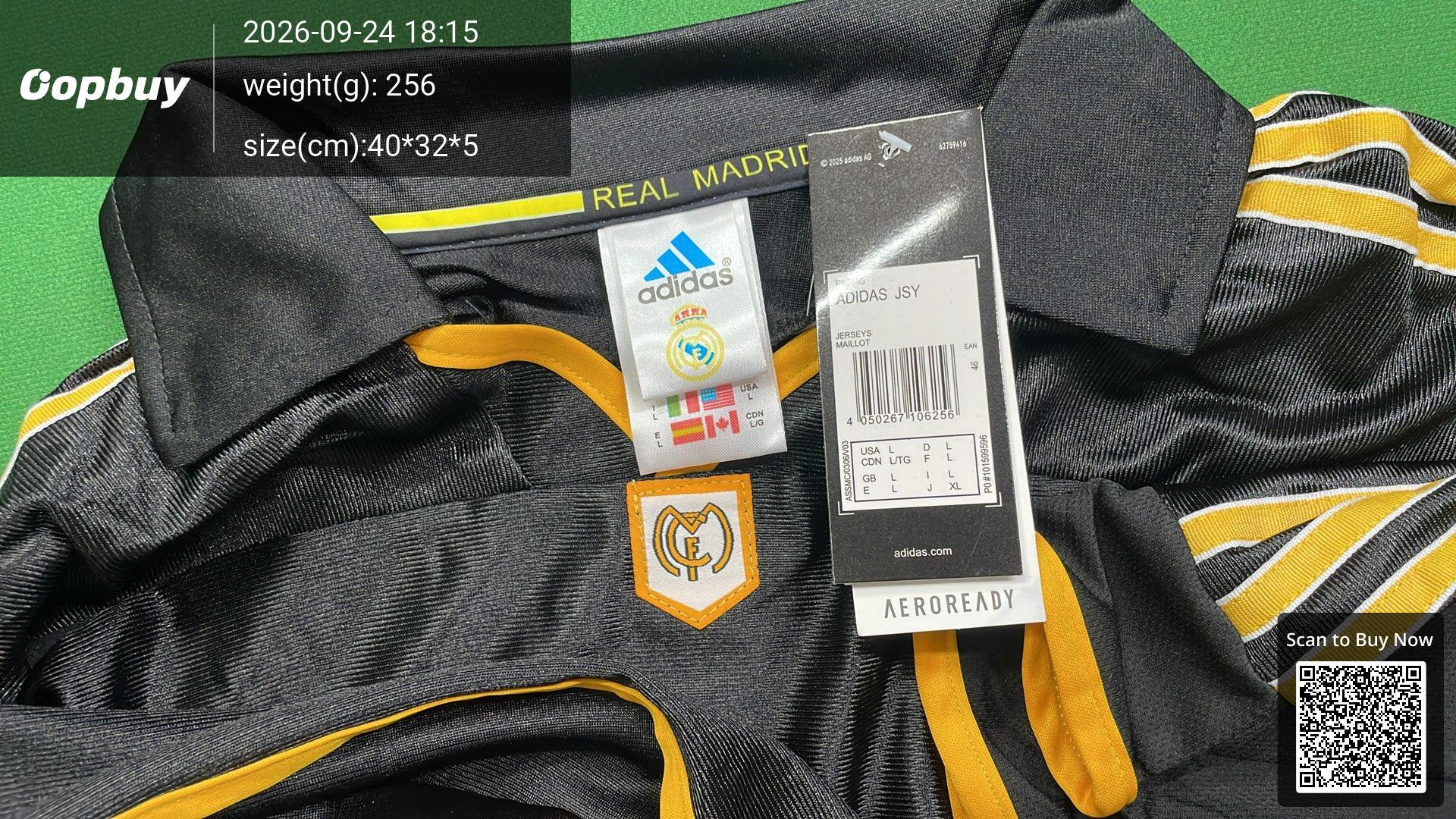 Foto QC 1 de adidas x Real Madrid 2024 US Pack Baseball Jersey White Legend Ink