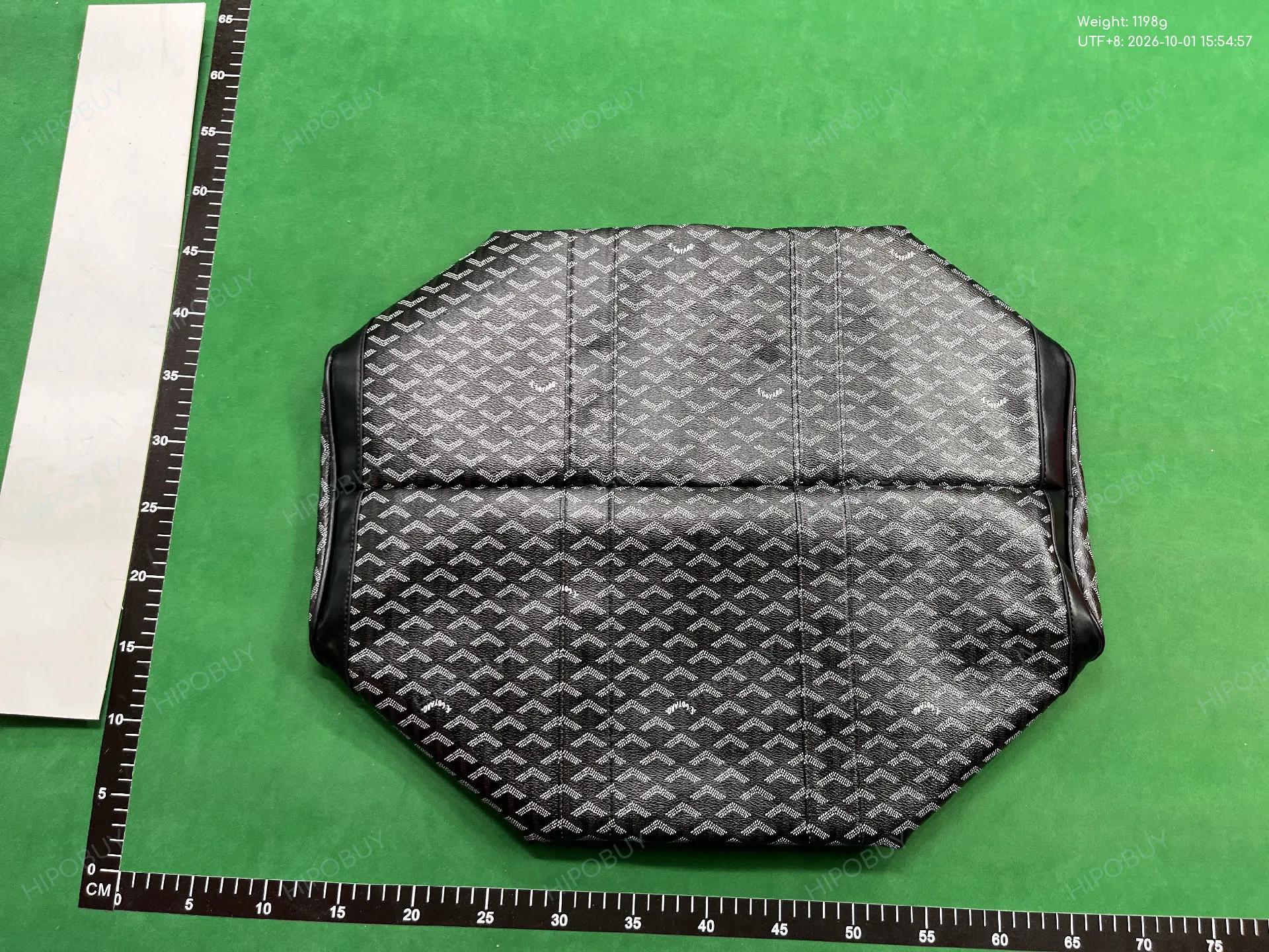 Foto QC 2 de Goyard Boston 45 Green Goyardine Canvas