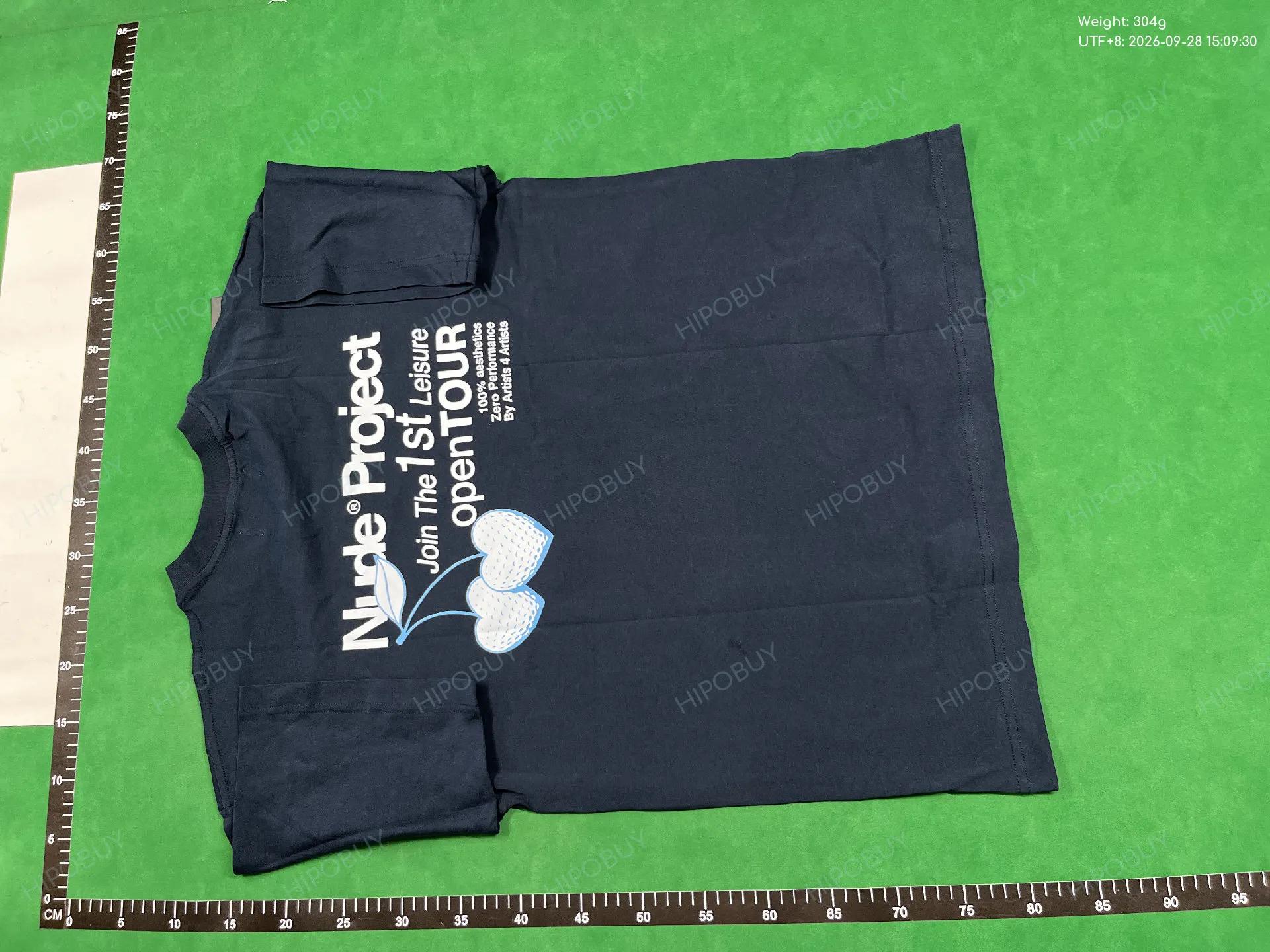 Foto QC 3 de Nude Project Leisure Open Tour T-shirt Heart Cherry Navy Blue