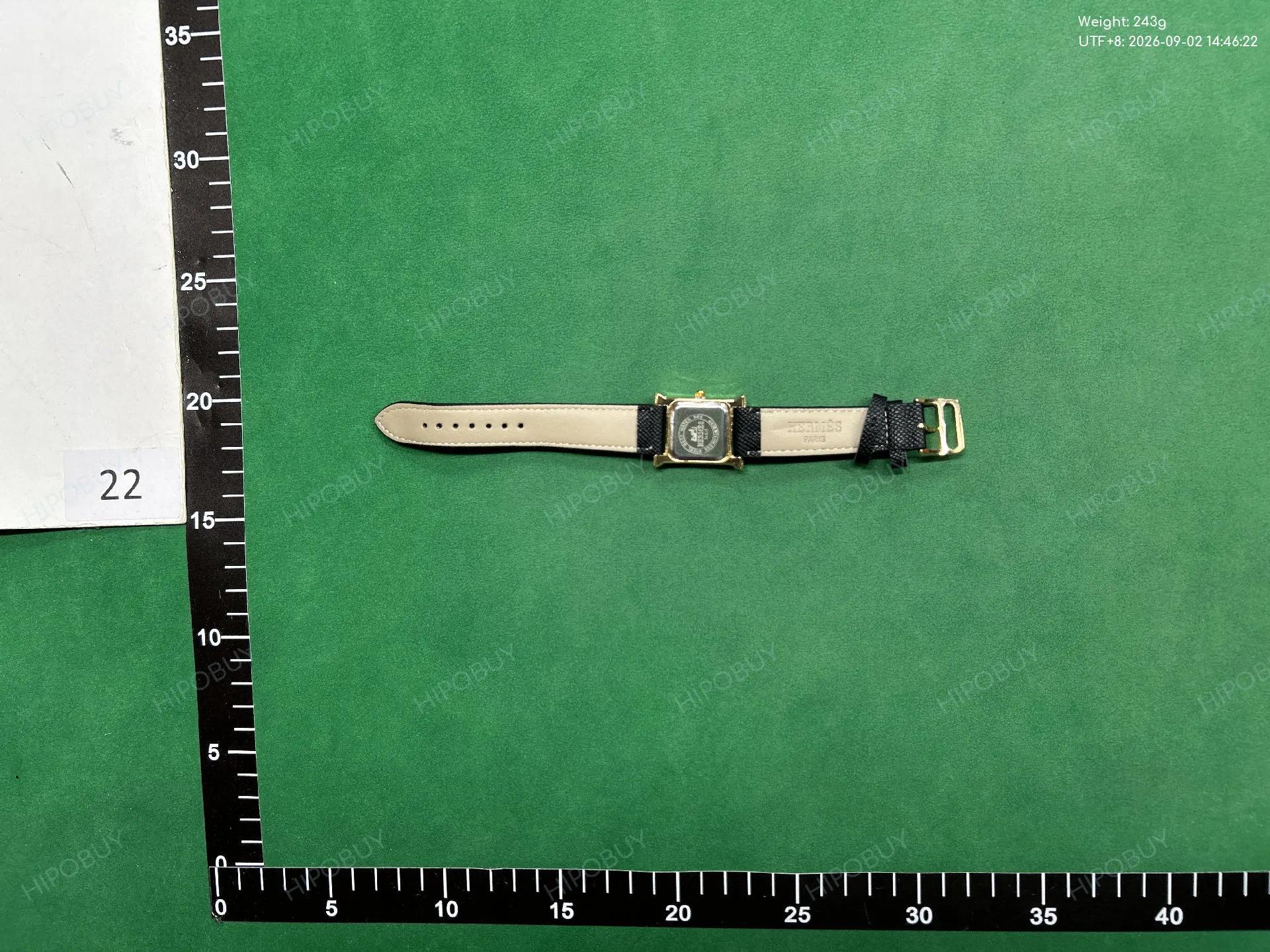 Foto QC 2 de Hermes H Watch Set 2-Piece Gold Black