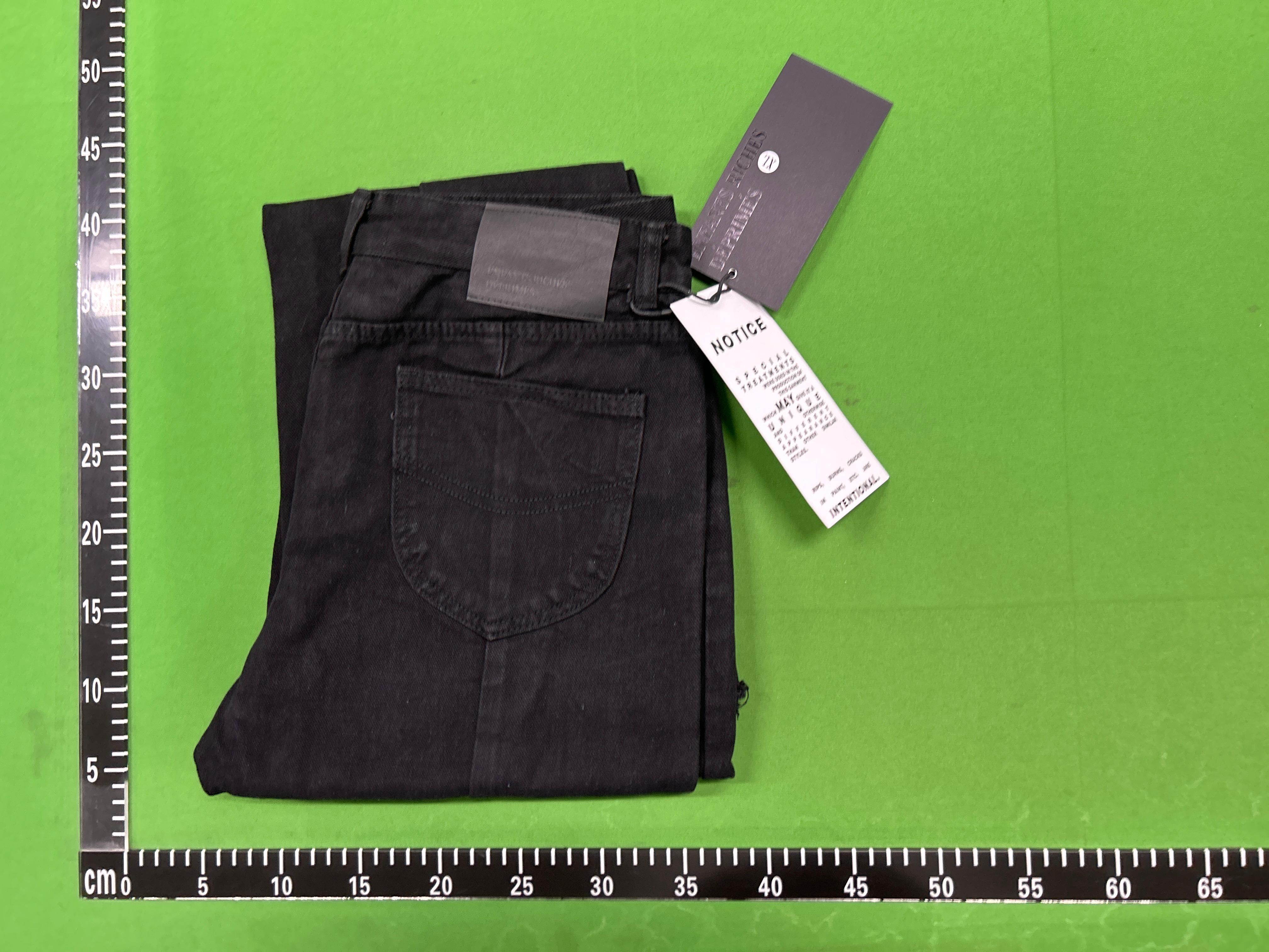 Foto QC 1 de Enfants Riches Déprimés Distressed Plaid Jeans Blue