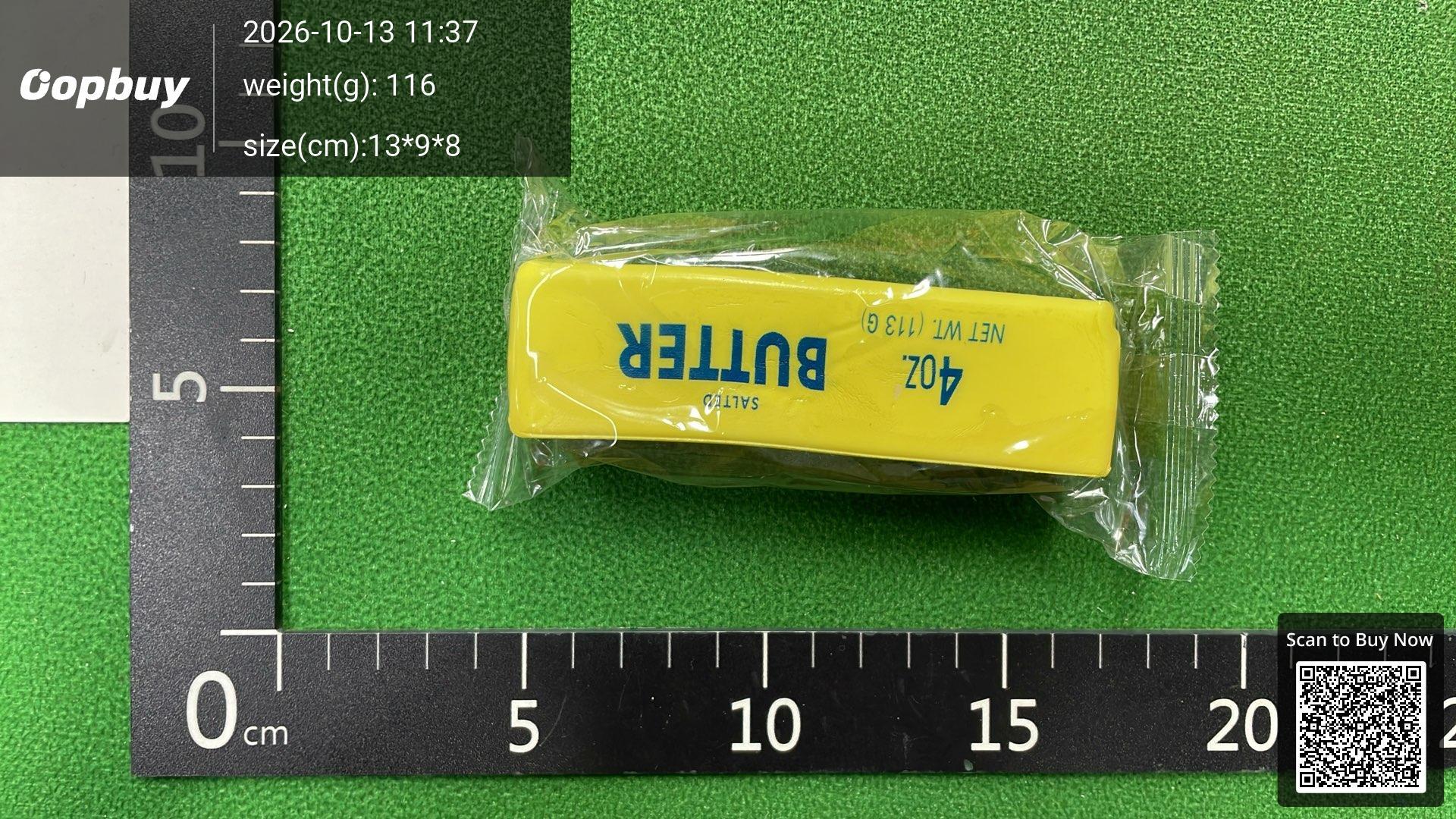 Foto QC 4 de Unbranded Butter Squishy 4oz Salted Butter Stick PU Foam Slow Rising Squishy Toy