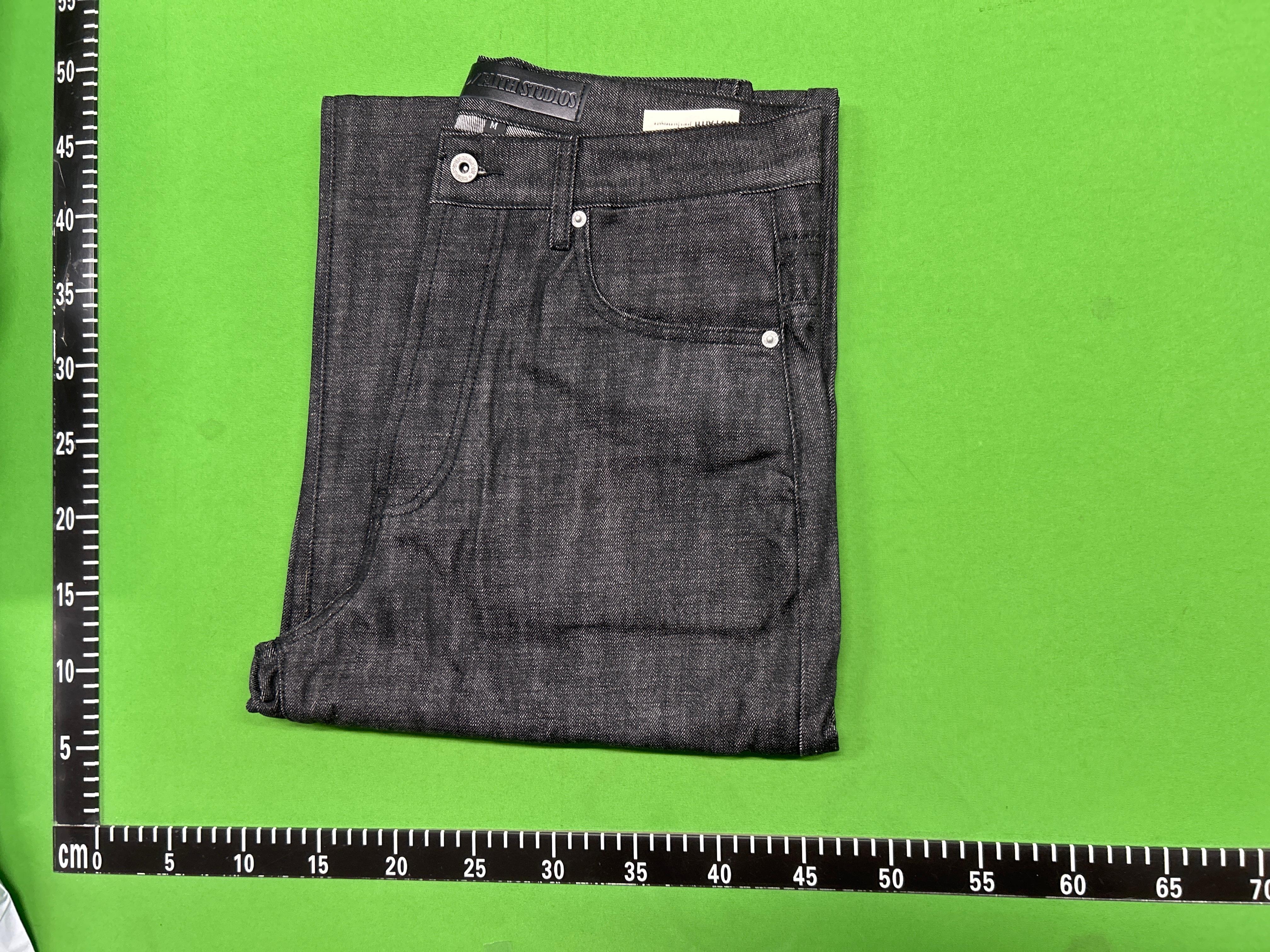 Foto QC 1 de No Faith Studios Jeans Baggy Raw Indigo
