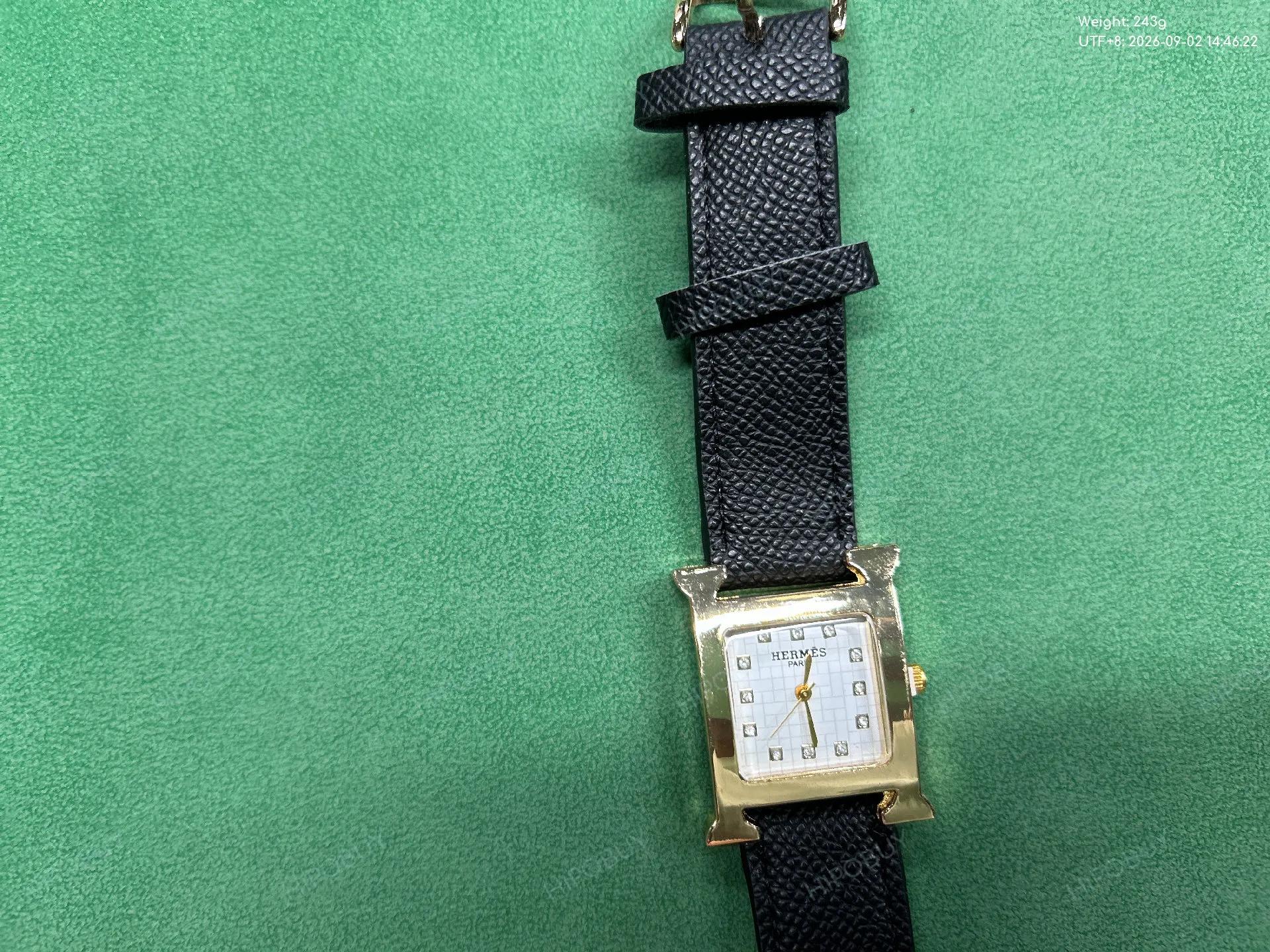 Foto QC 1 de Hermes H Watch Set 2-Piece Gold Black