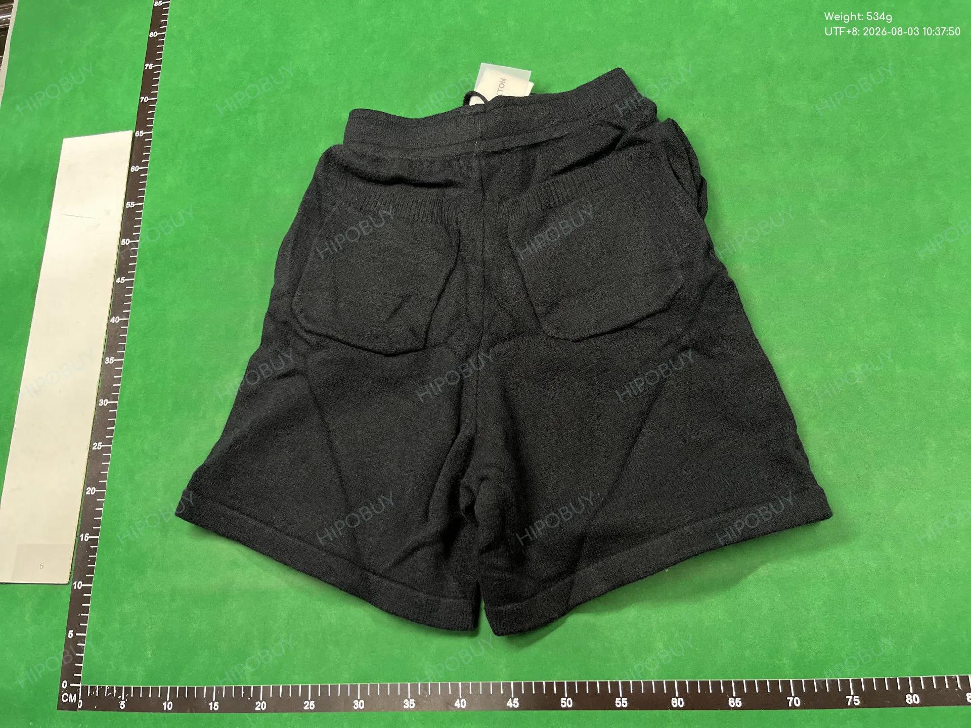 Foto QC 3 de Cole Buxton Pants CB Logo Jacquard Wool Black