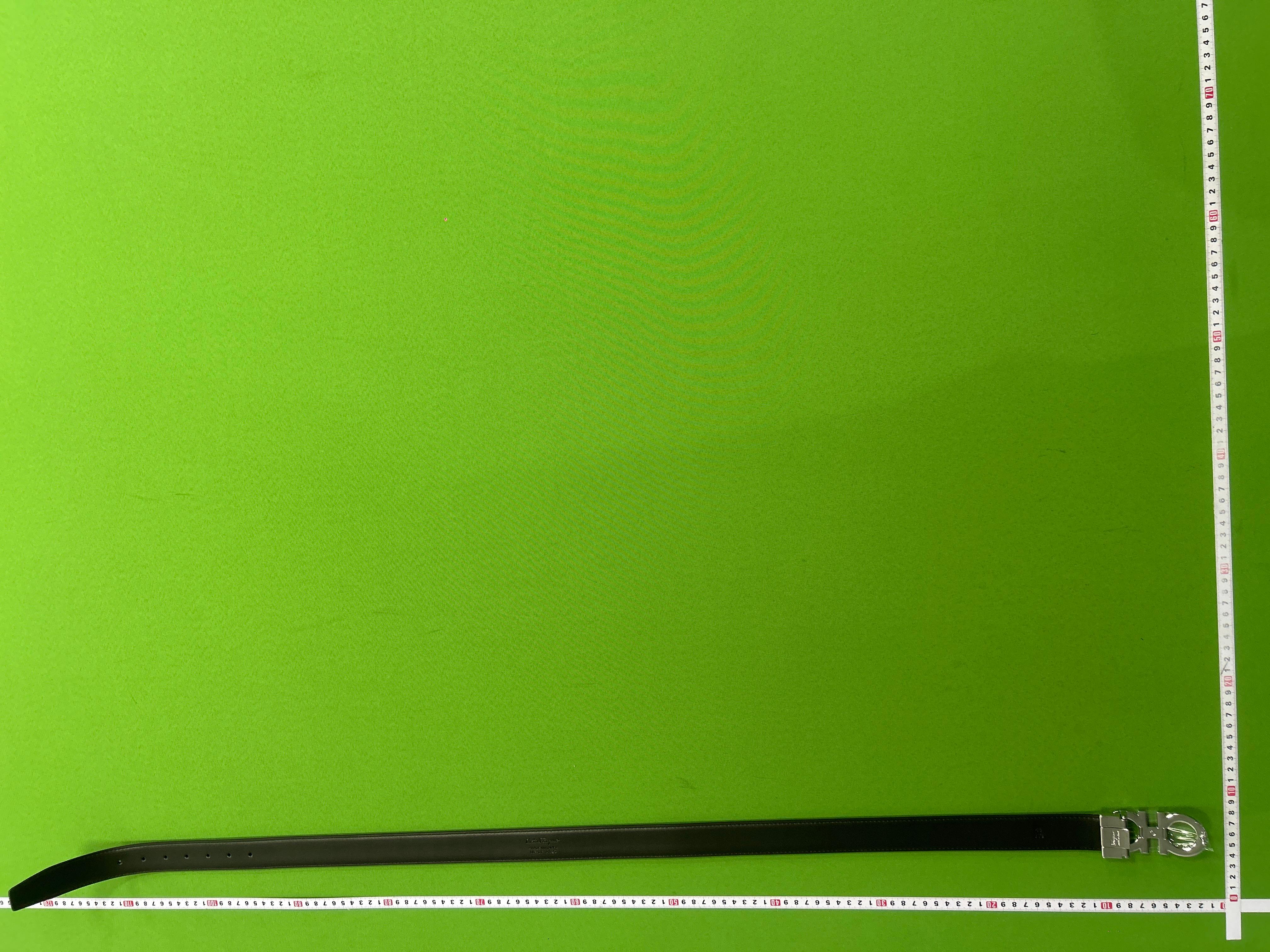 Foto QC 5 de Ferragamo Double Gancini Reversible Belt Black