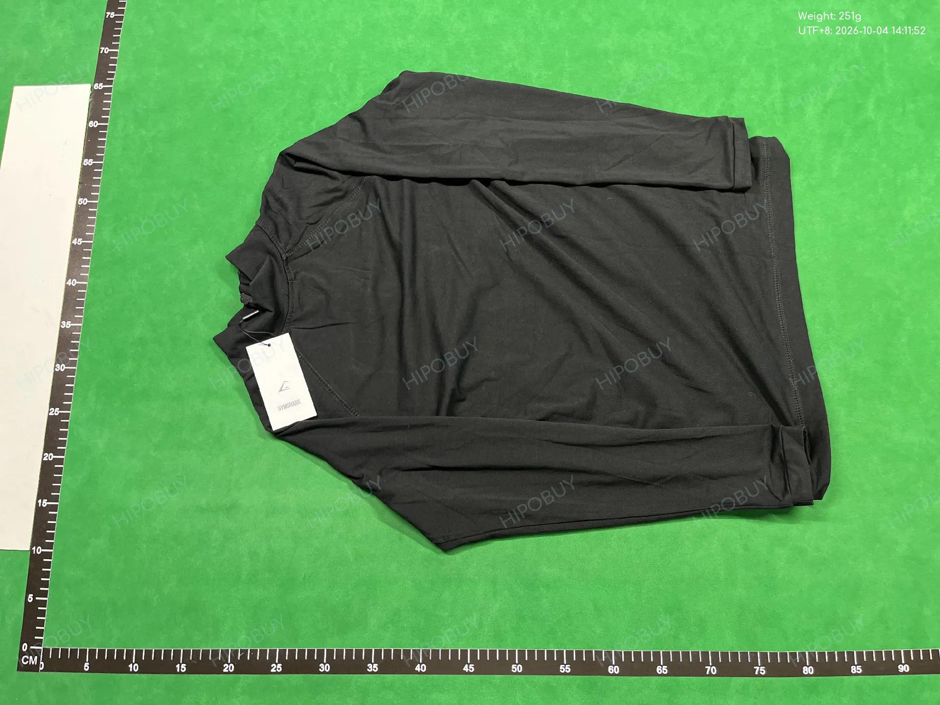 Foto QC 7 de Gymshark Hoodie Seamless 1/4 Zip Black Blue