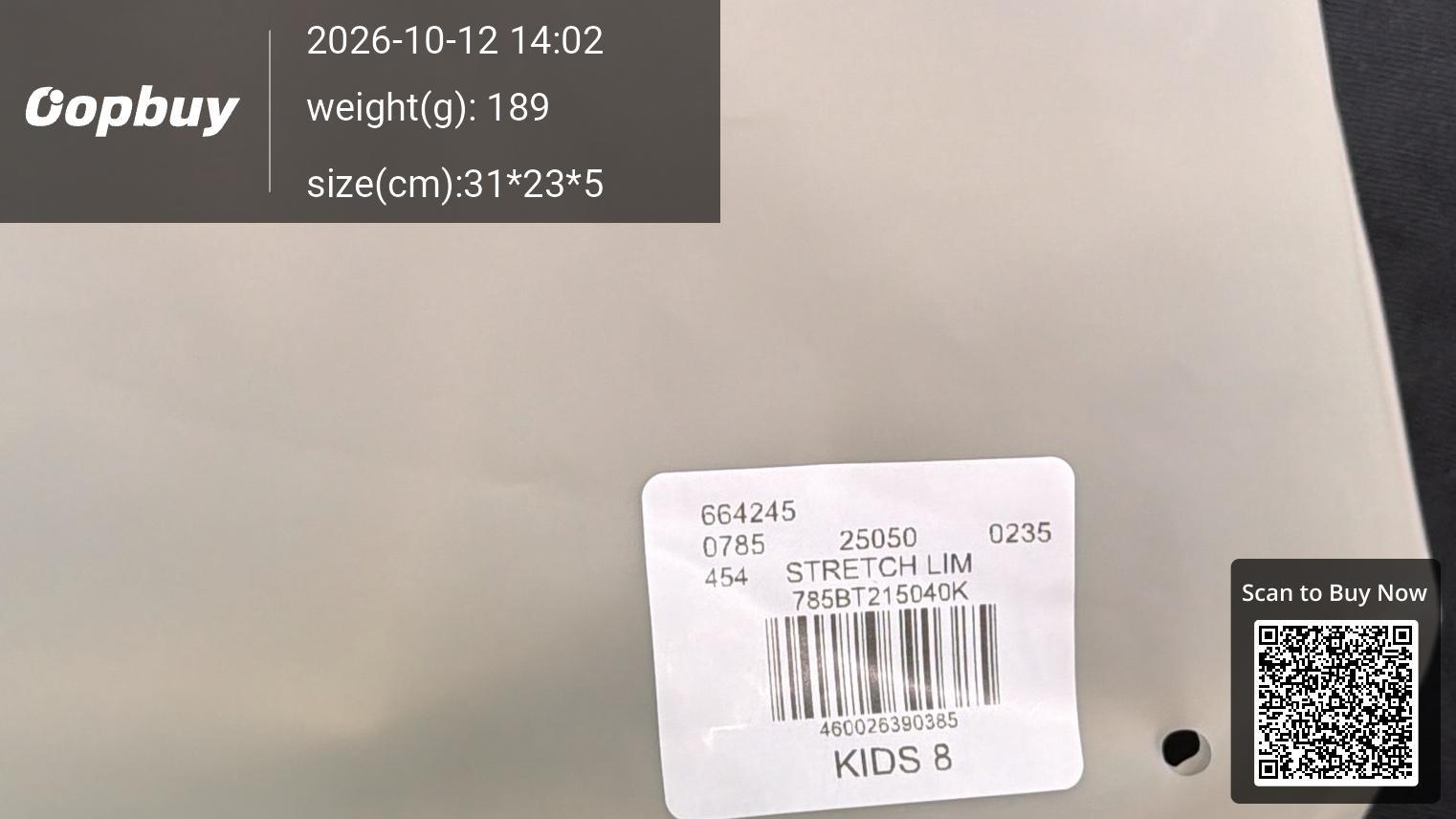 Foto QC 1 de Fear of God Essentials Kids T-shirt Logo Black