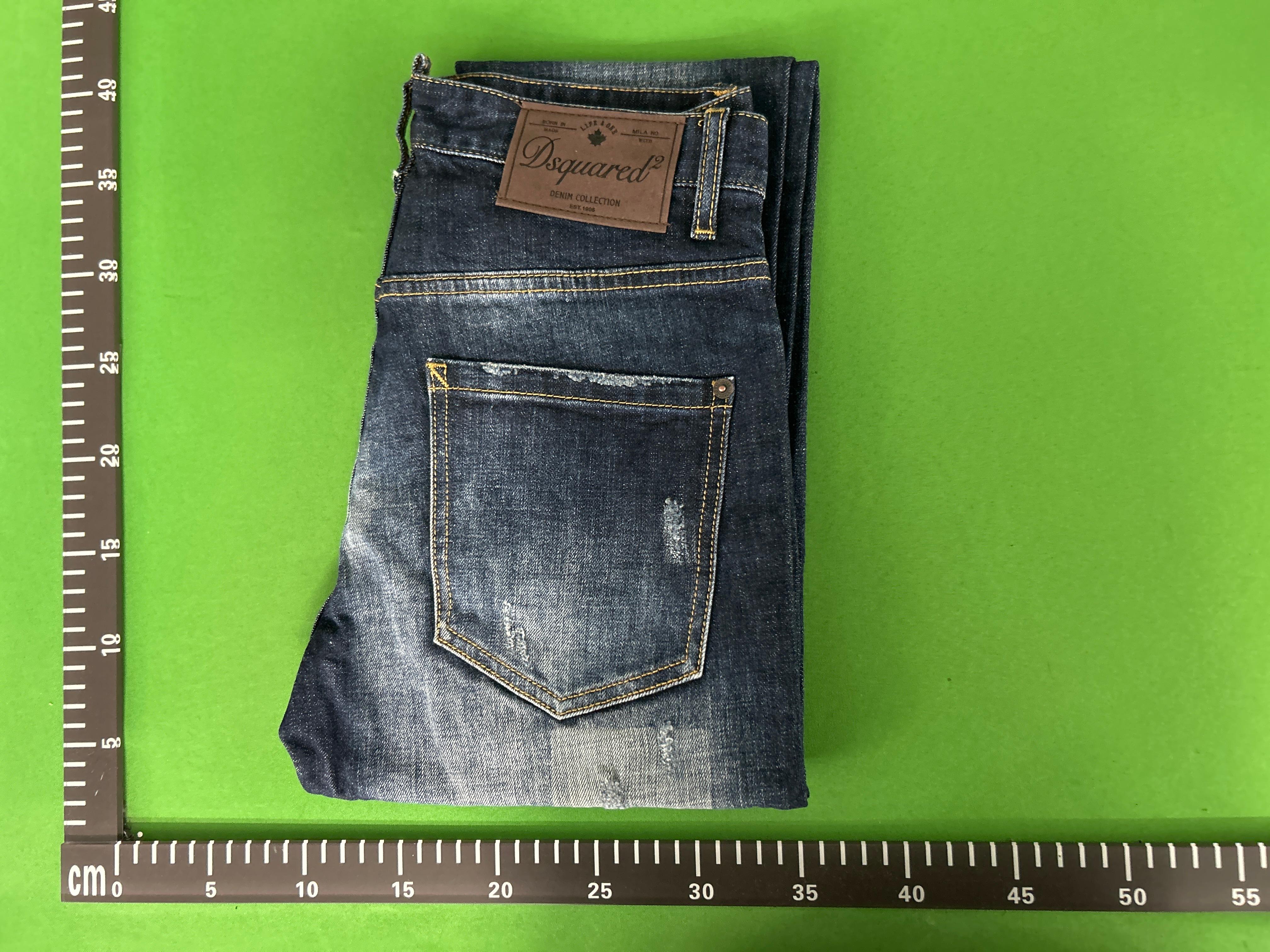 Foto QC 5 de Philipp Plein Jeans Distressed Studded Biker Slim Grey
