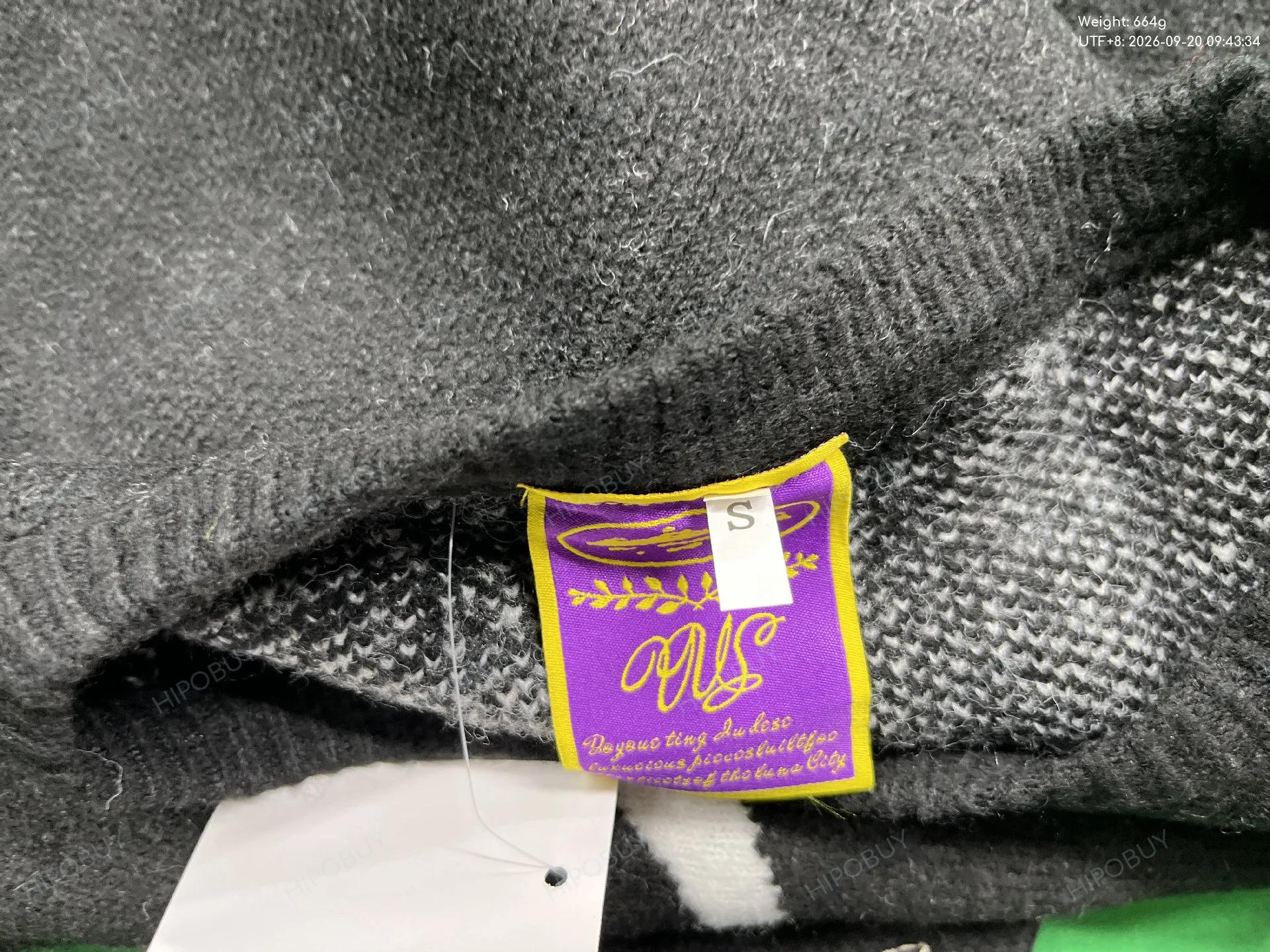 Foto QC 5 de Corteiz C Star Crewneck Sweater Mohair Knit Black