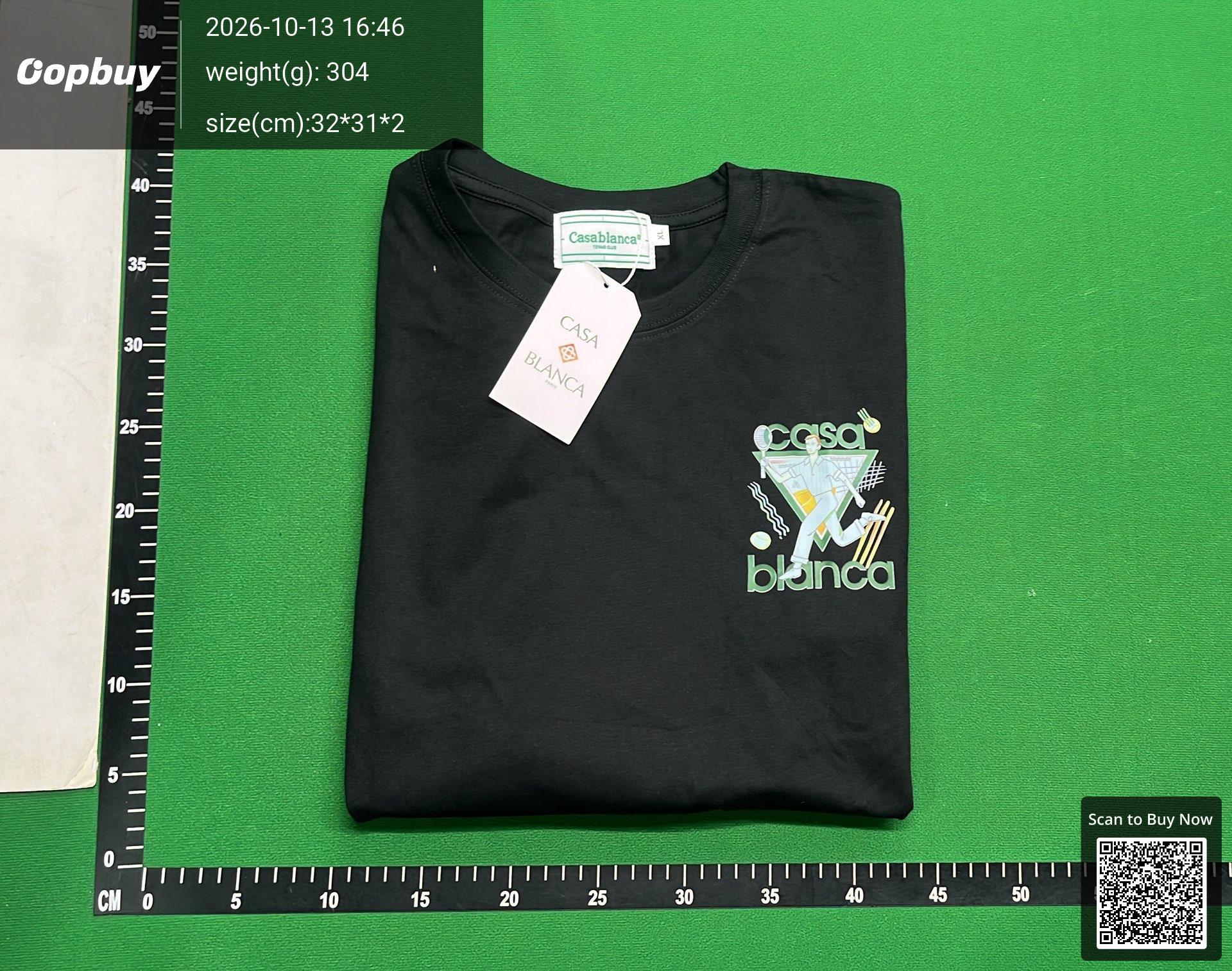 Foto QC 4 de Casablanca T-shirt Aiiiiiiiir Graphic White
