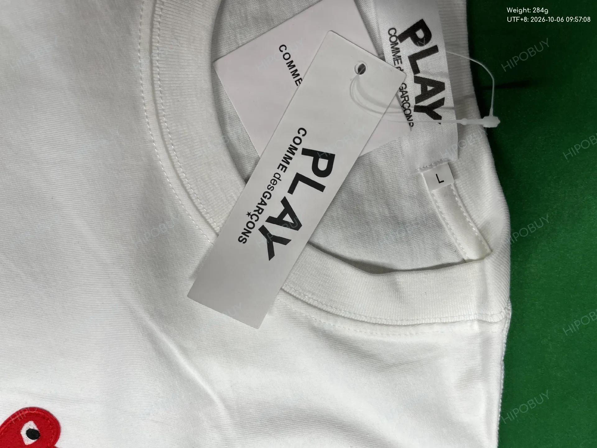 Foto QC 5 de Comme des Garçons Play T-shirt Black Heart Patch Black