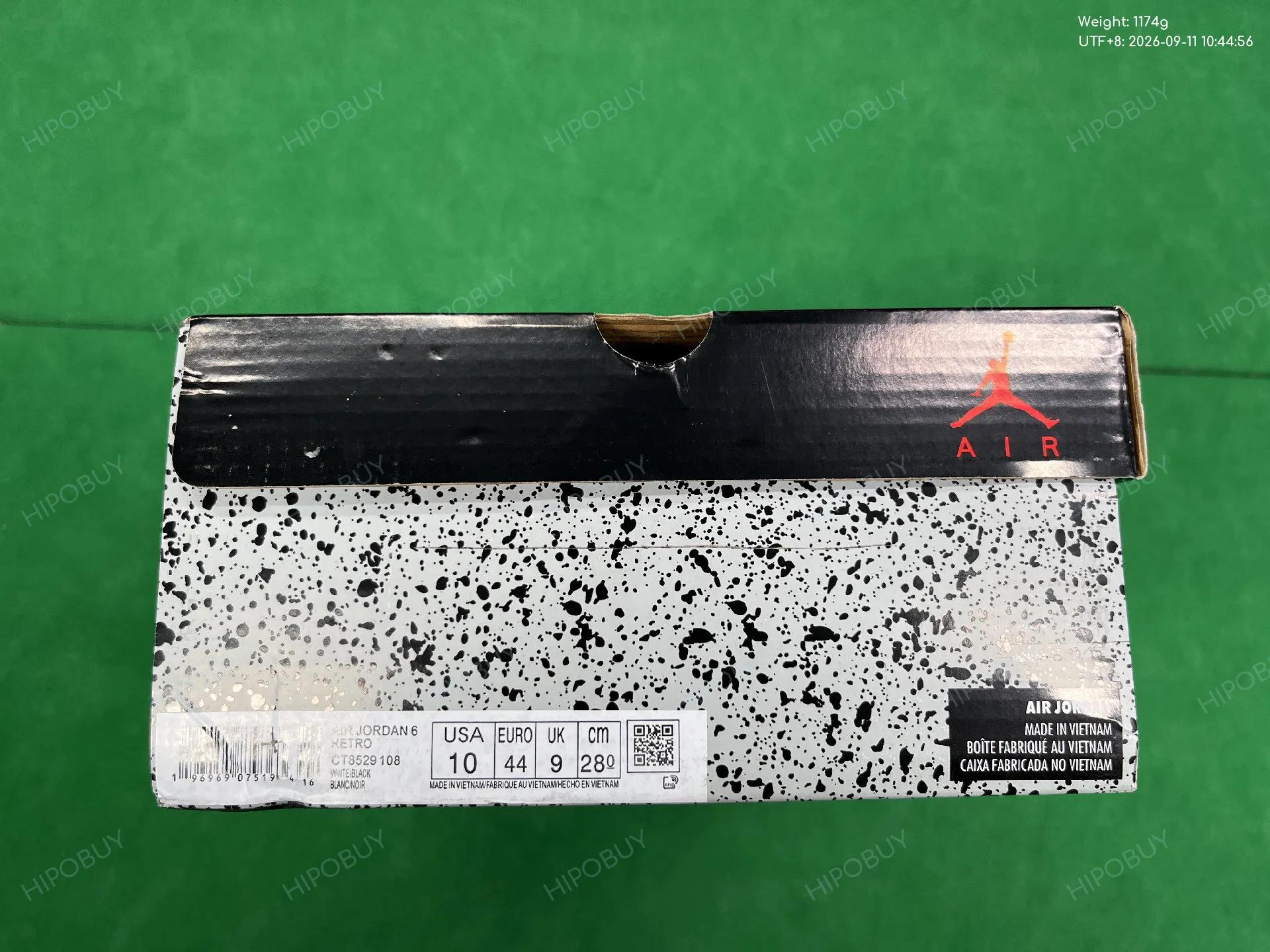 Foto QC 8 de Jordan 6 Retro Reverse Oreo CT8529-112