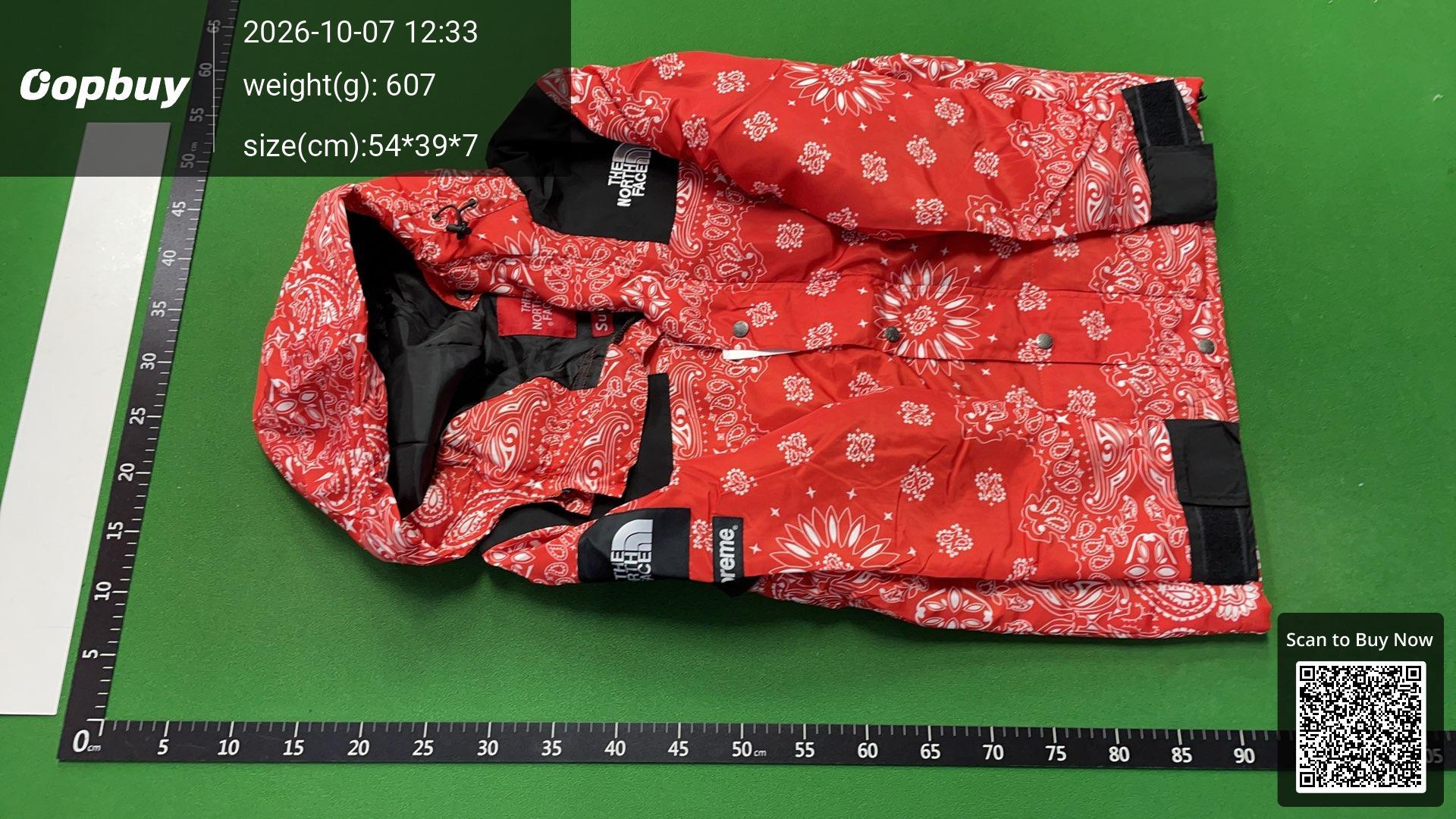 Foto QC 6 de The North Face Supreme Mountain Light Jacket Power Orange