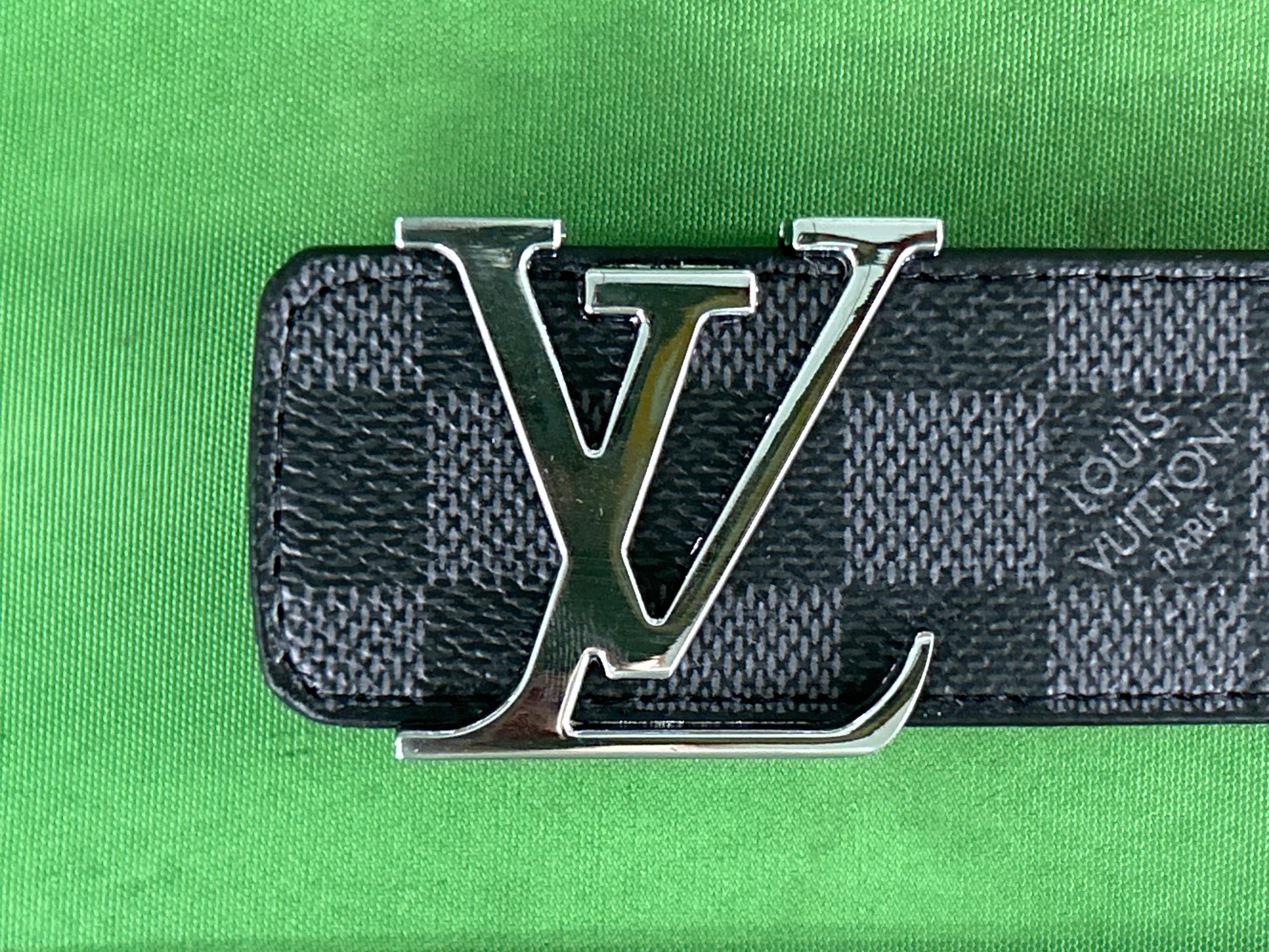 Foto QC 1 de Louis Vuitton LV Initiales Reversible Belt Monogram Empreinte White
