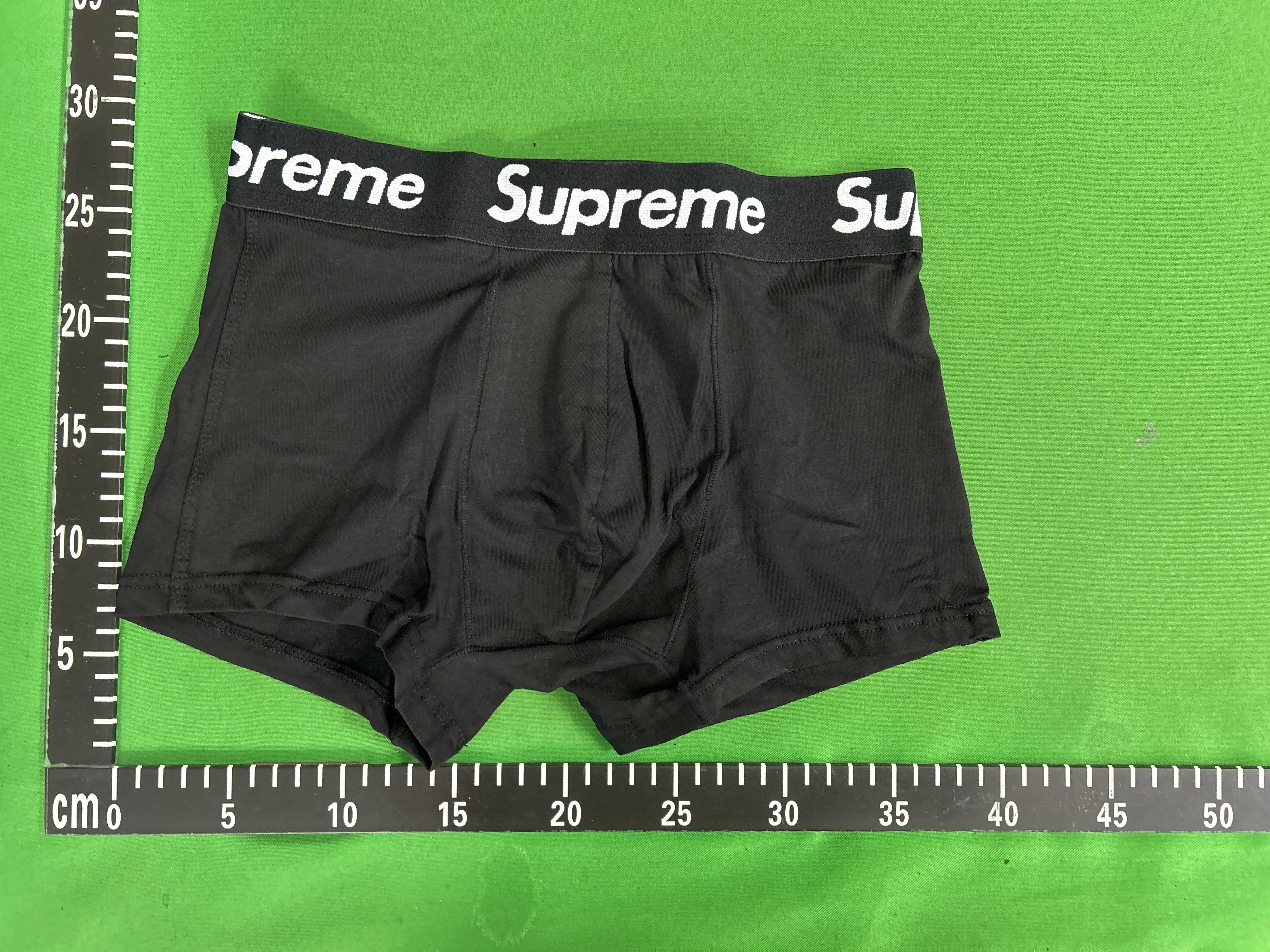 Foto QC 2 de Supreme Underwear Cotton Boxer Brief White