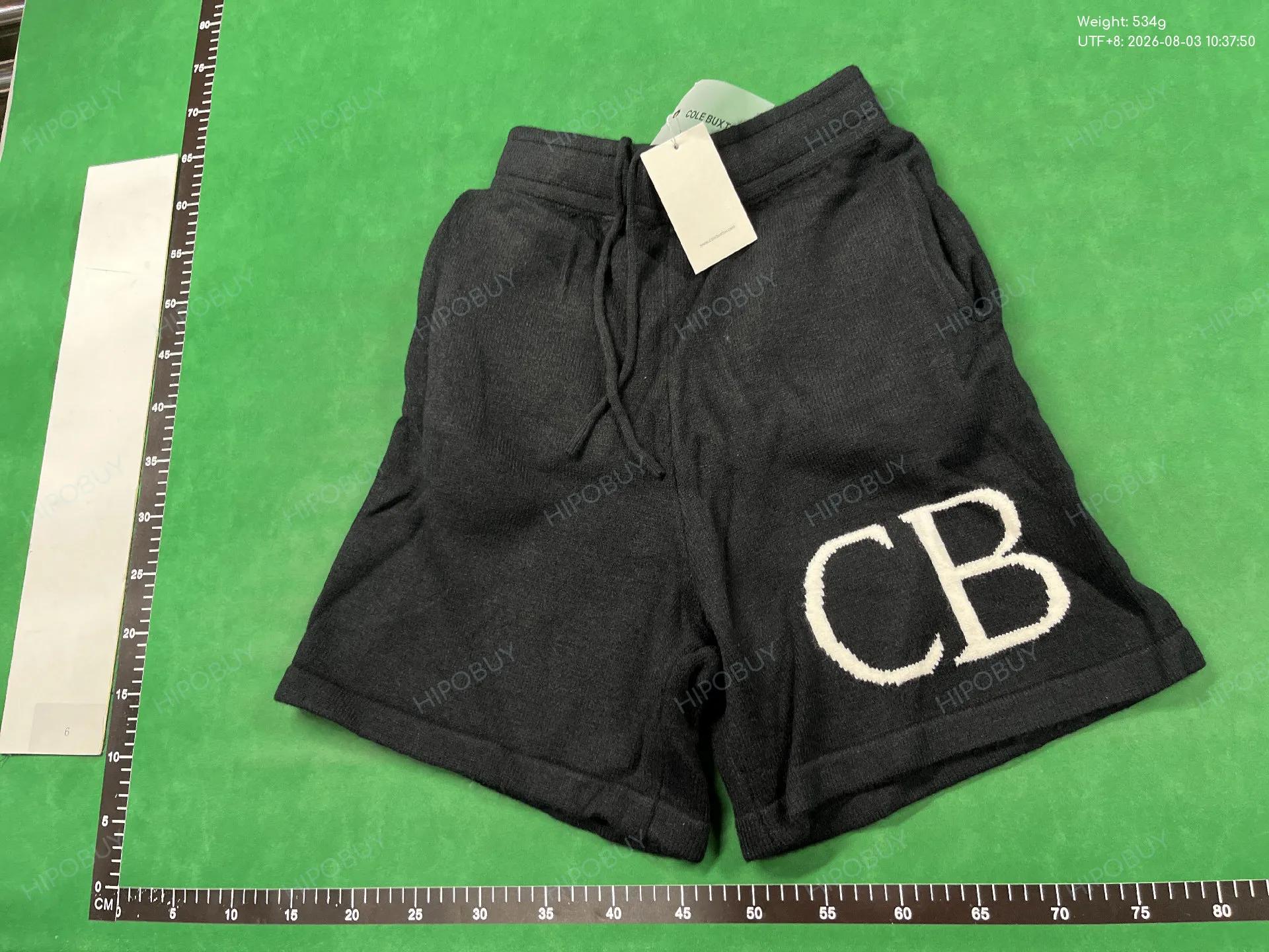 Foto QC 2 de Cole Buxton Pants CB Logo Jacquard Wool Black