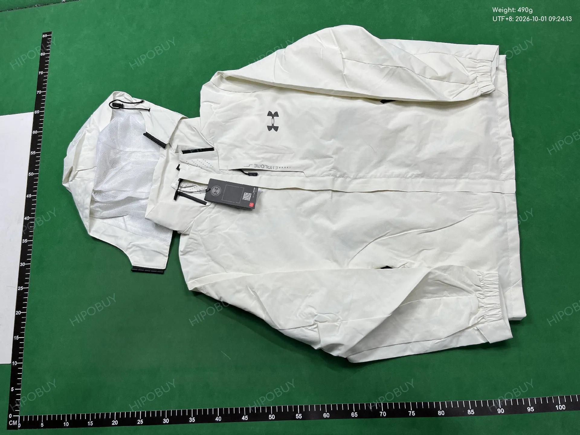 Foto QC 2 de Under Armour Hooded Jacket Windbreaker White