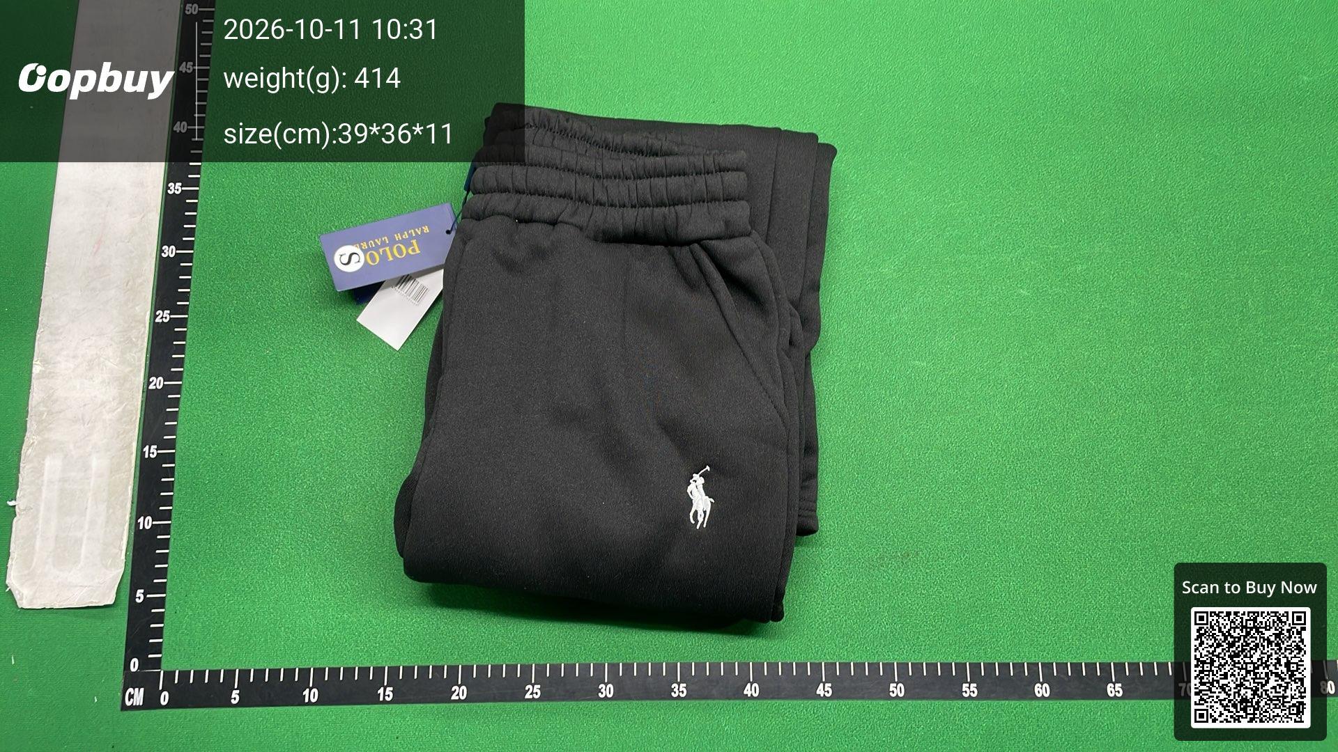 Foto QC 8 de Polo Ralph Lauren Sweatpants Baggy Maroon