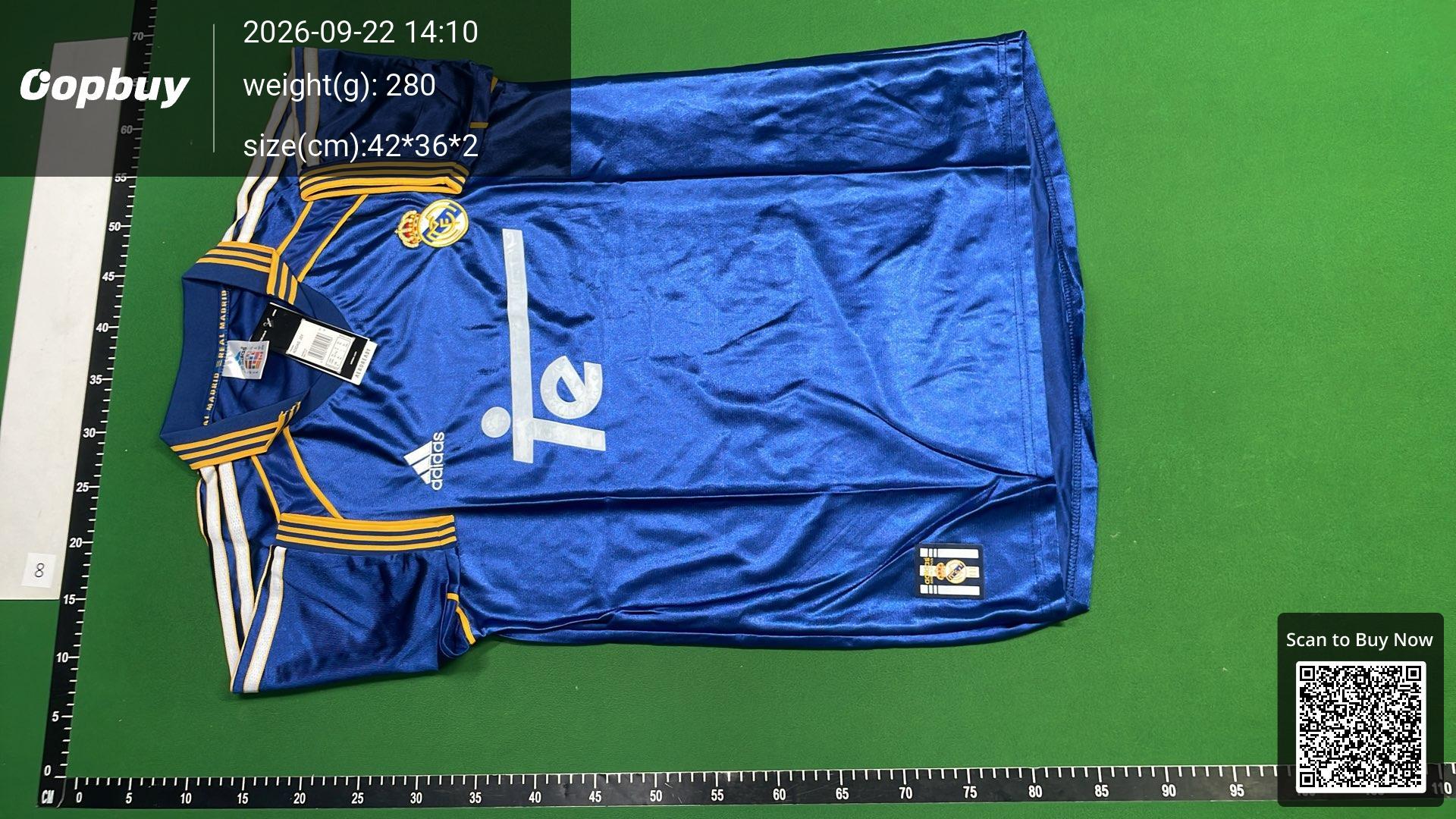 Foto QC 6 de adidas x Real Madrid 2024 US Pack Baseball Jersey White Legend Ink