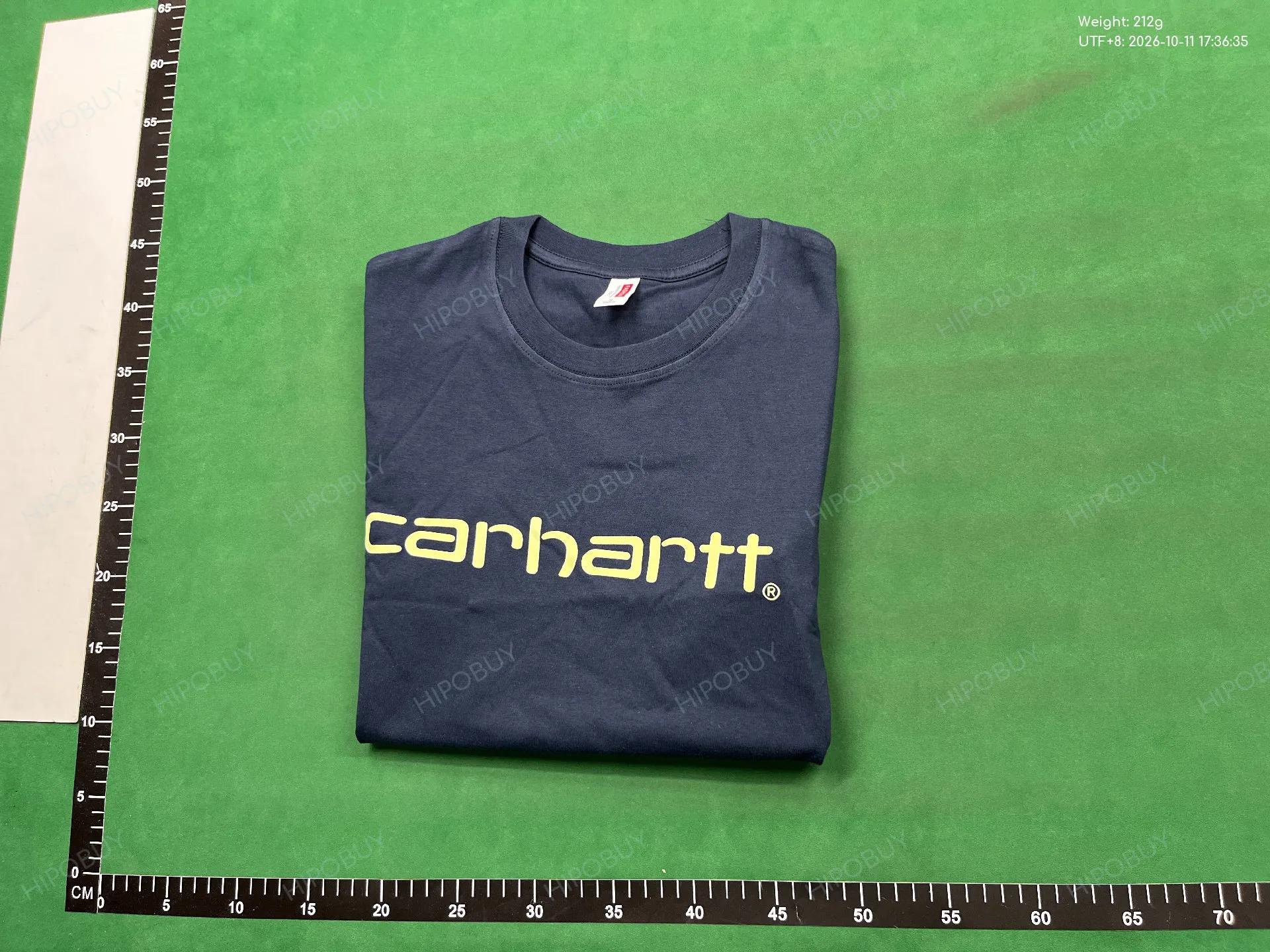 Foto QC 4 de Carhartt T-shirt Script Logo Navy