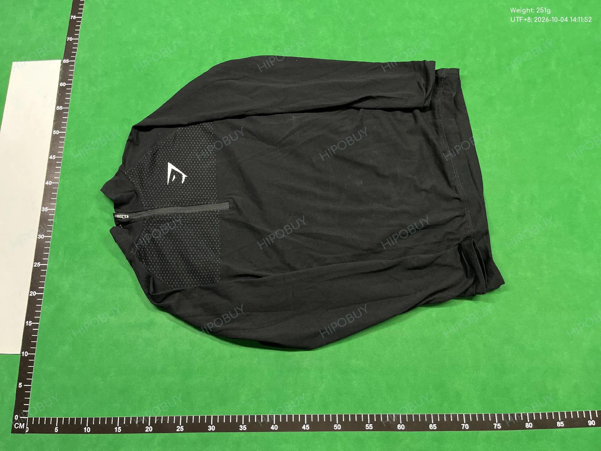 Foto QC 6 de Gymshark Hoodie Seamless 1/4 Zip Black Blue
