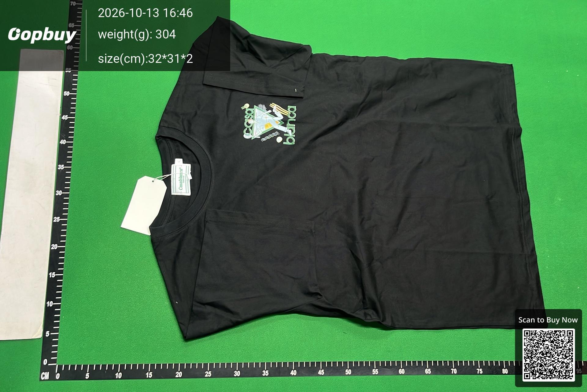 Foto QC 2 de Casablanca T-shirt Aiiiiiiiir Graphic White