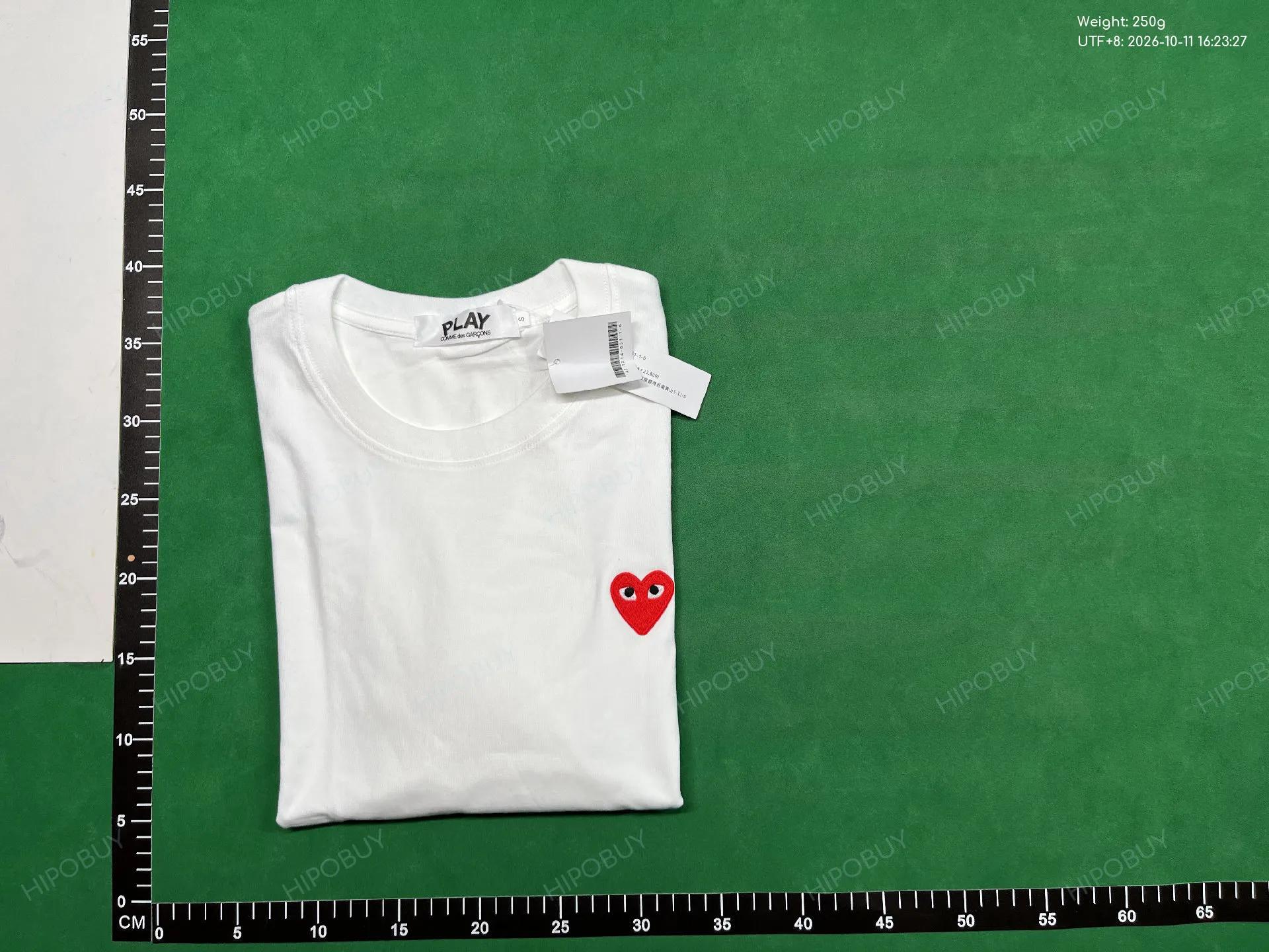 Foto QC 4 de Comme des Garçons Play T-shirt Black Heart Patch Black