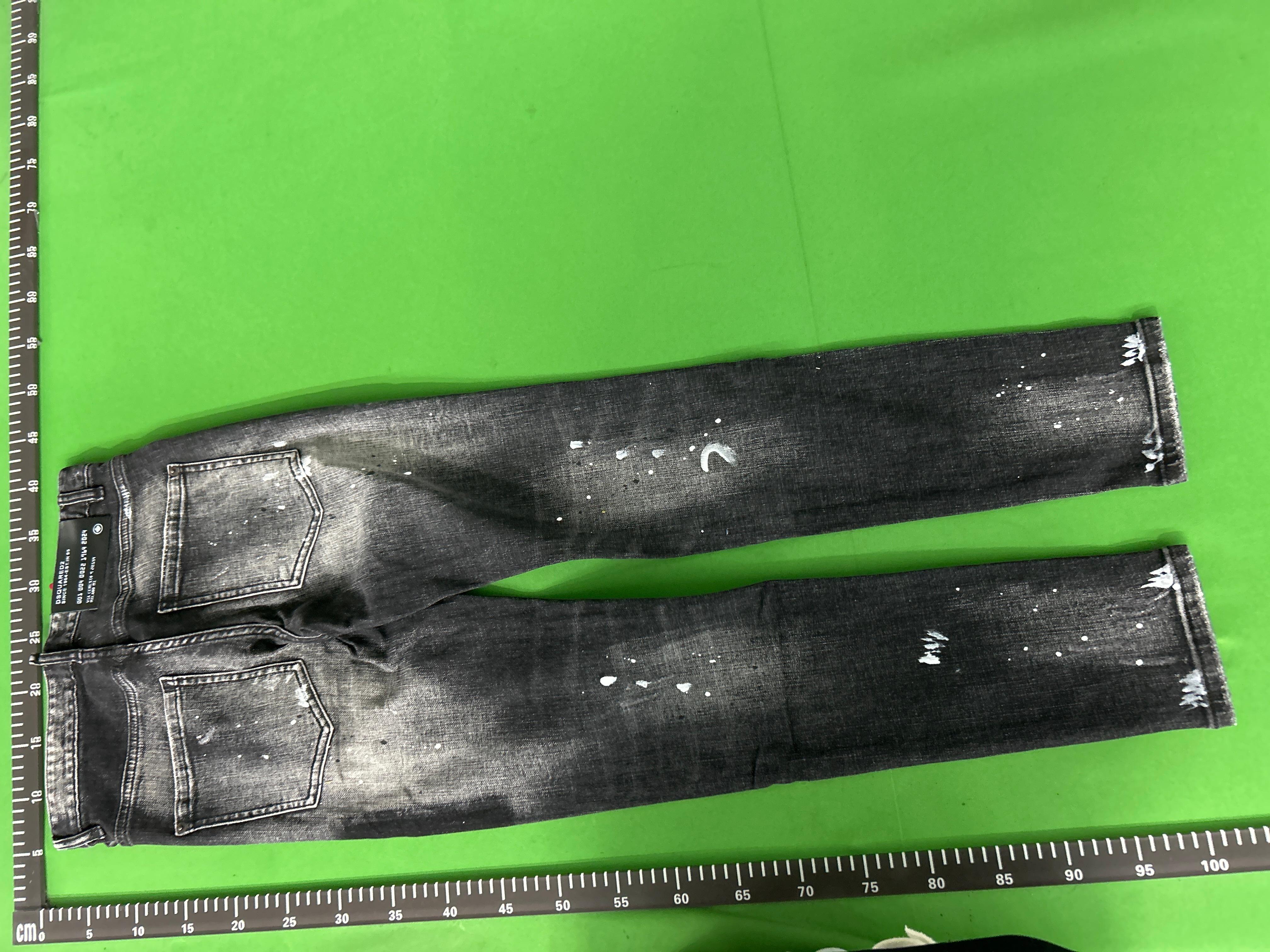 Foto QC 3 de Philipp Plein Jeans Distressed Studded Biker Slim Grey