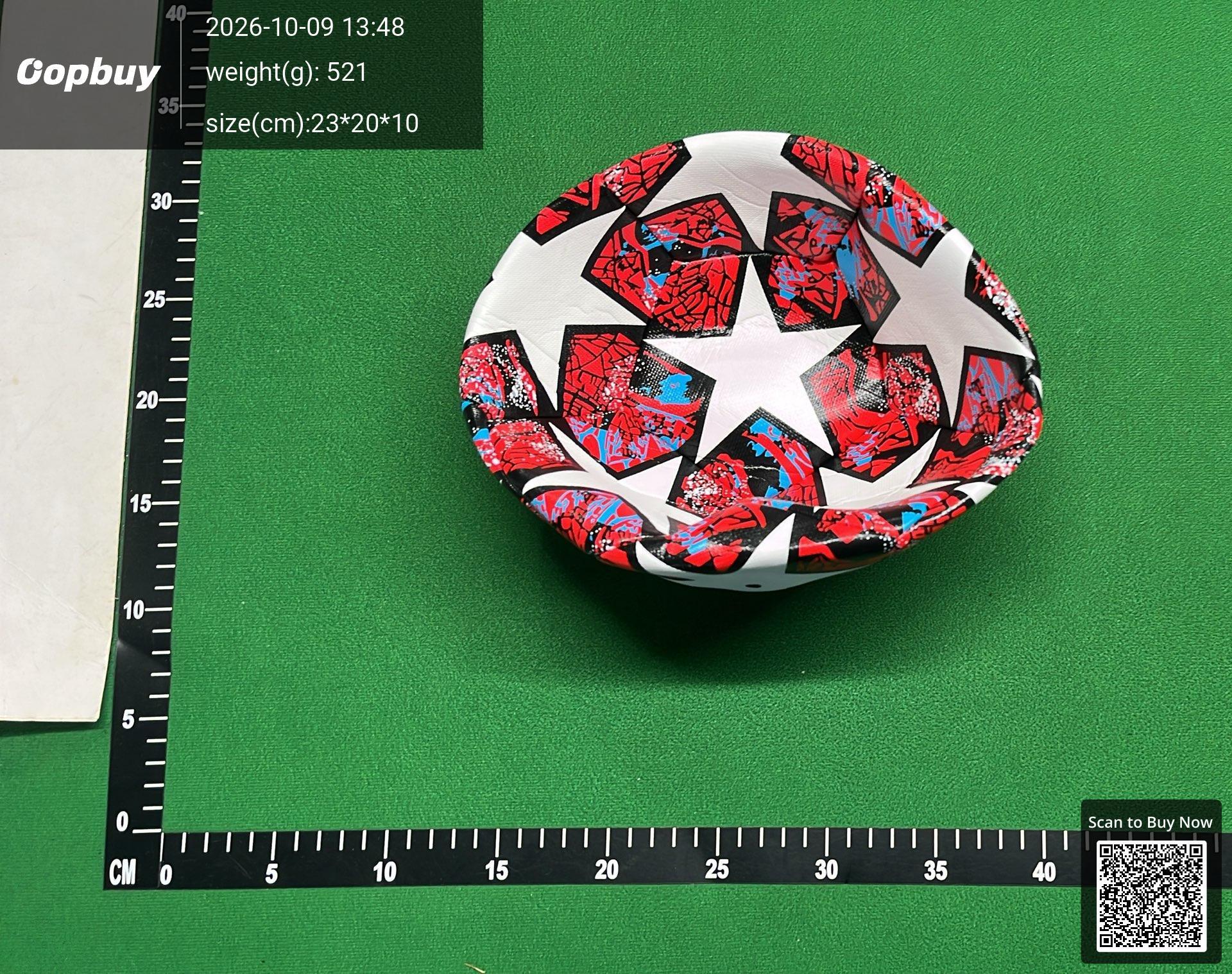 Foto QC 2 de Unbranded Star Graphic Football Size 5 Multi