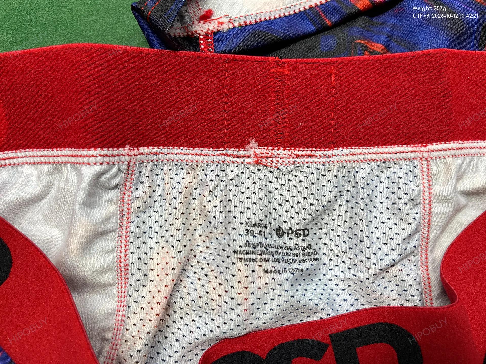 Foto QC 1 de Other Underwear Butterfly Print Boxer Briefs Red Black