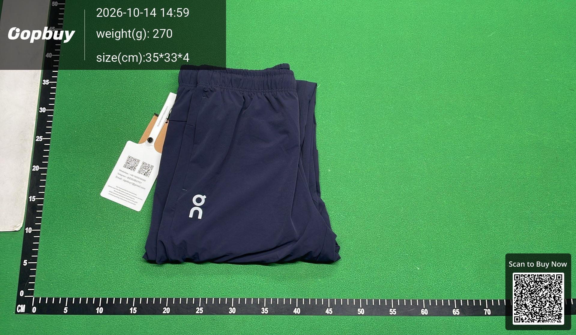 Foto QC 4 de On Running Pants Lightweight Black