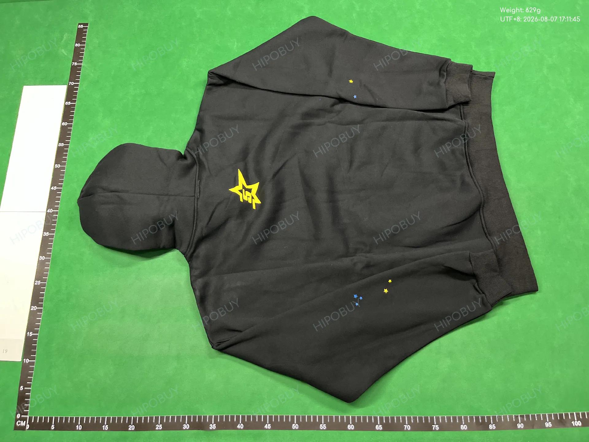 Foto QC 3 de Sp5der Angel Number T-shirt Brown