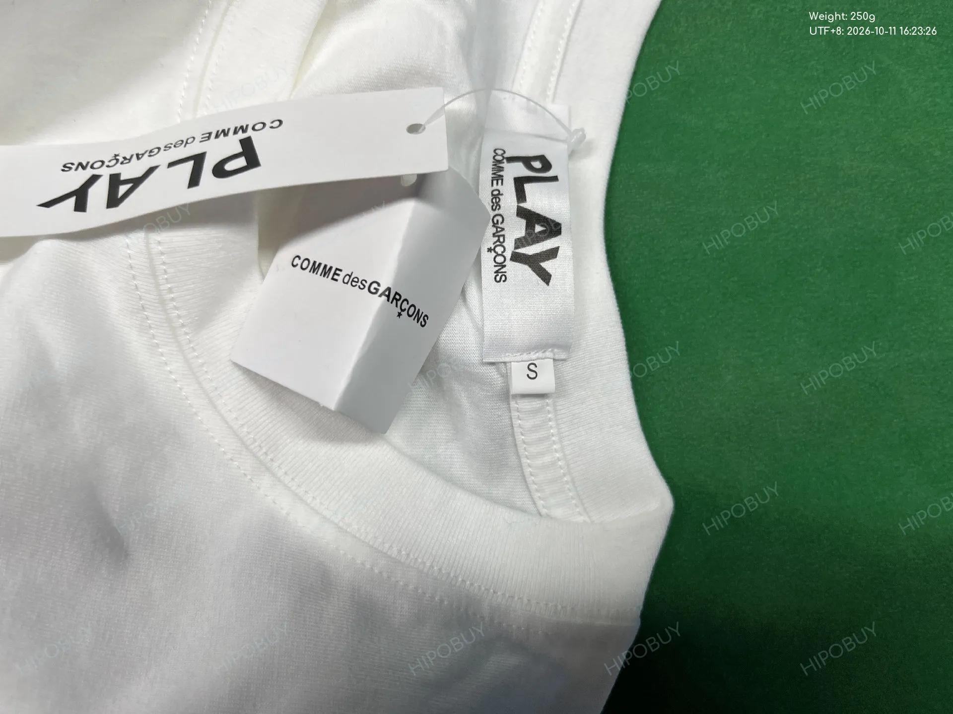 Foto QC 1 de Comme des Garçons Play T-shirt Black Heart Patch Black
